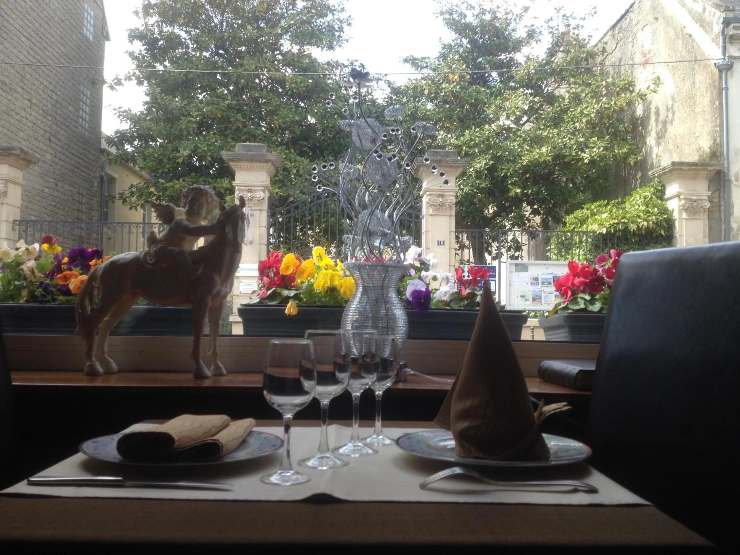 Natural landscape in Logis Hôtel Restaurant de France