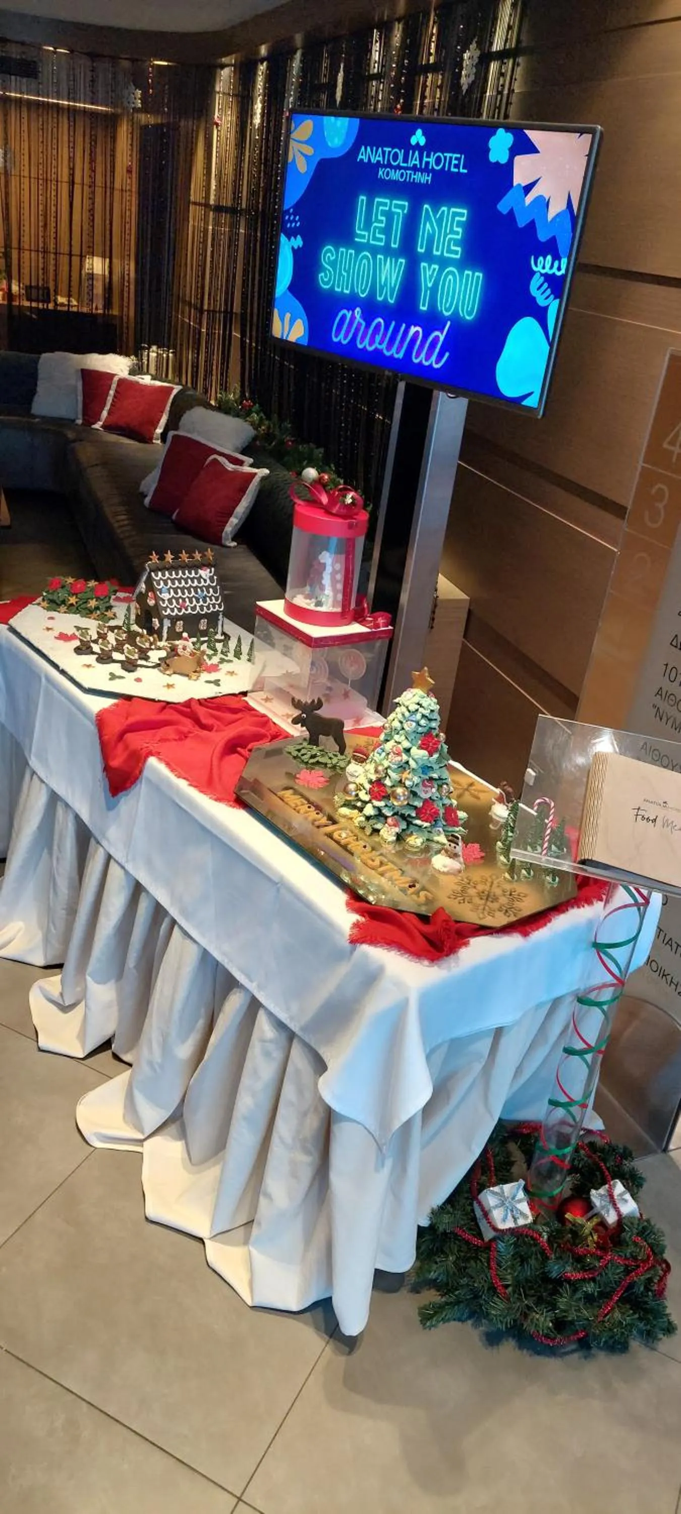 Lobby or reception in Anatolia Hotel Komotini