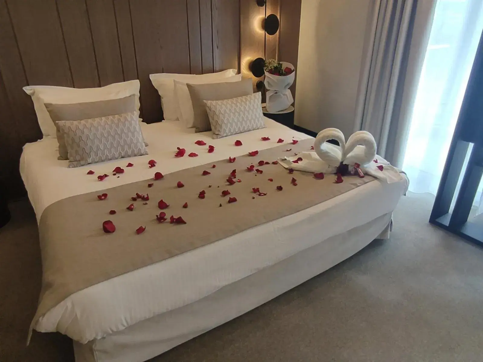 View (from property/room), Bed in Anatolia Hotel Komotini View (from property/room), Bed in Anatolia Hotel Komotini