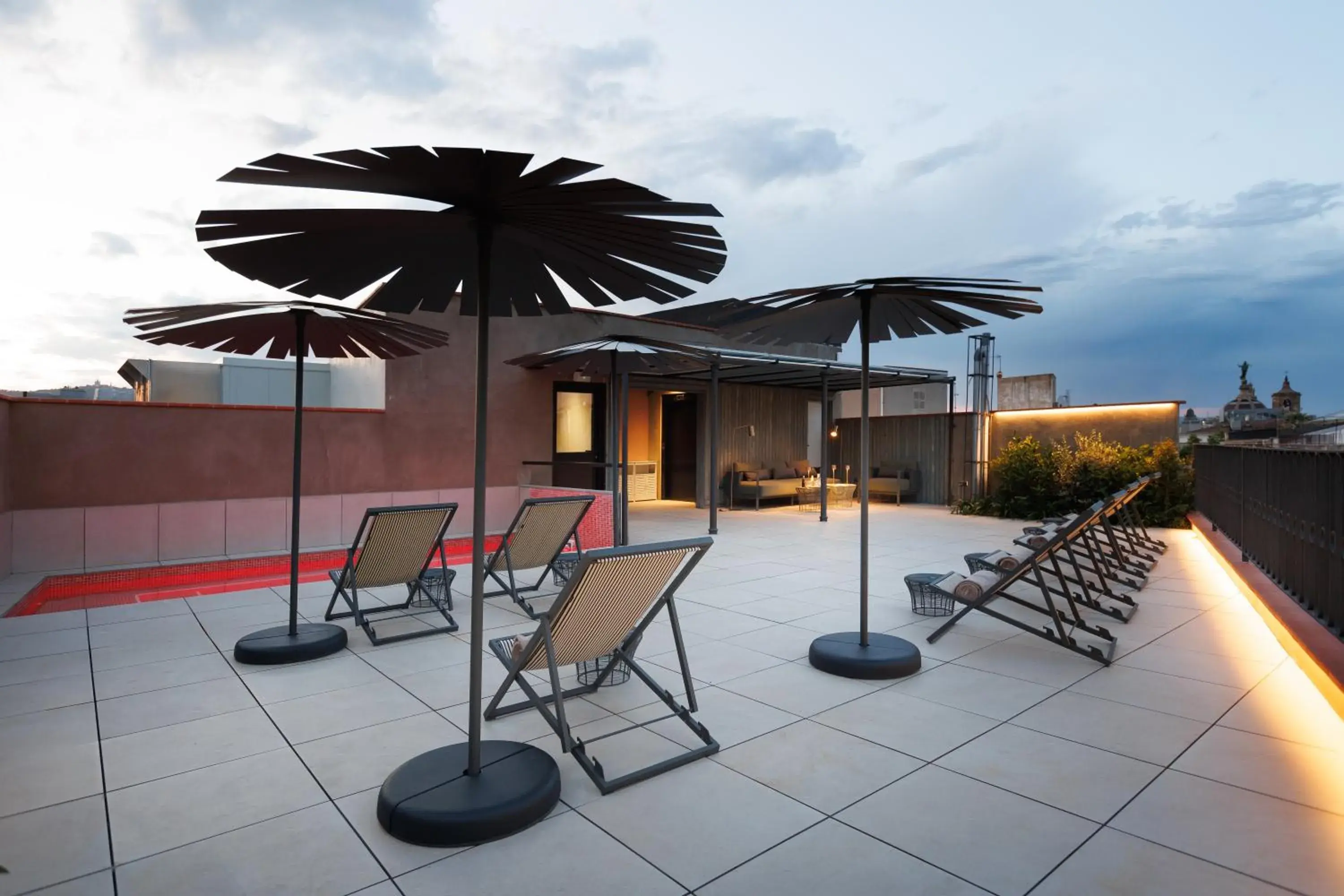 sunbed in Hotel La Pau sunbed in Hotel La Pau