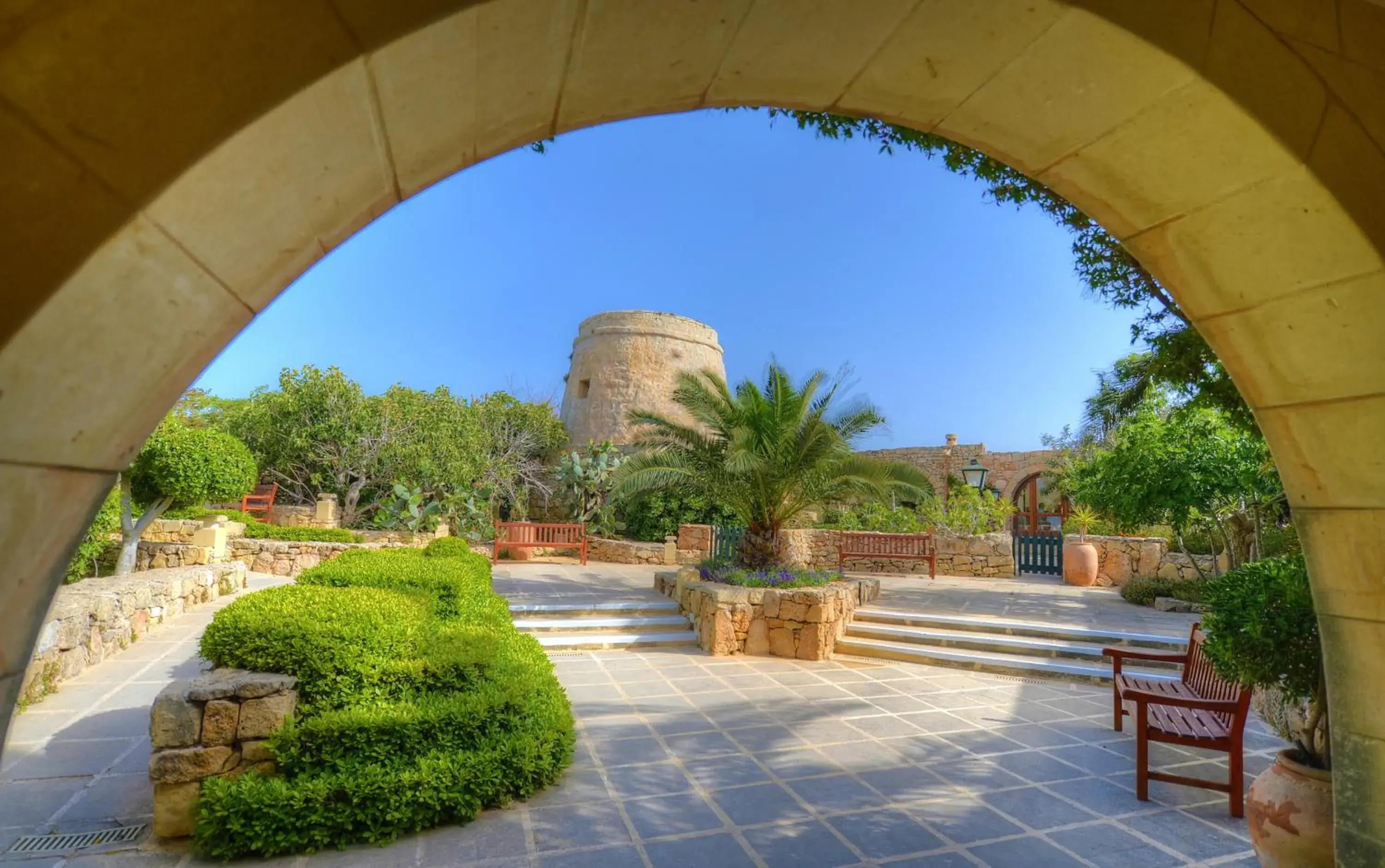 Facade/entrance in Hotel Ta' Cenc & Spa Facade/entrance in Hotel Ta' Cenc & Spa