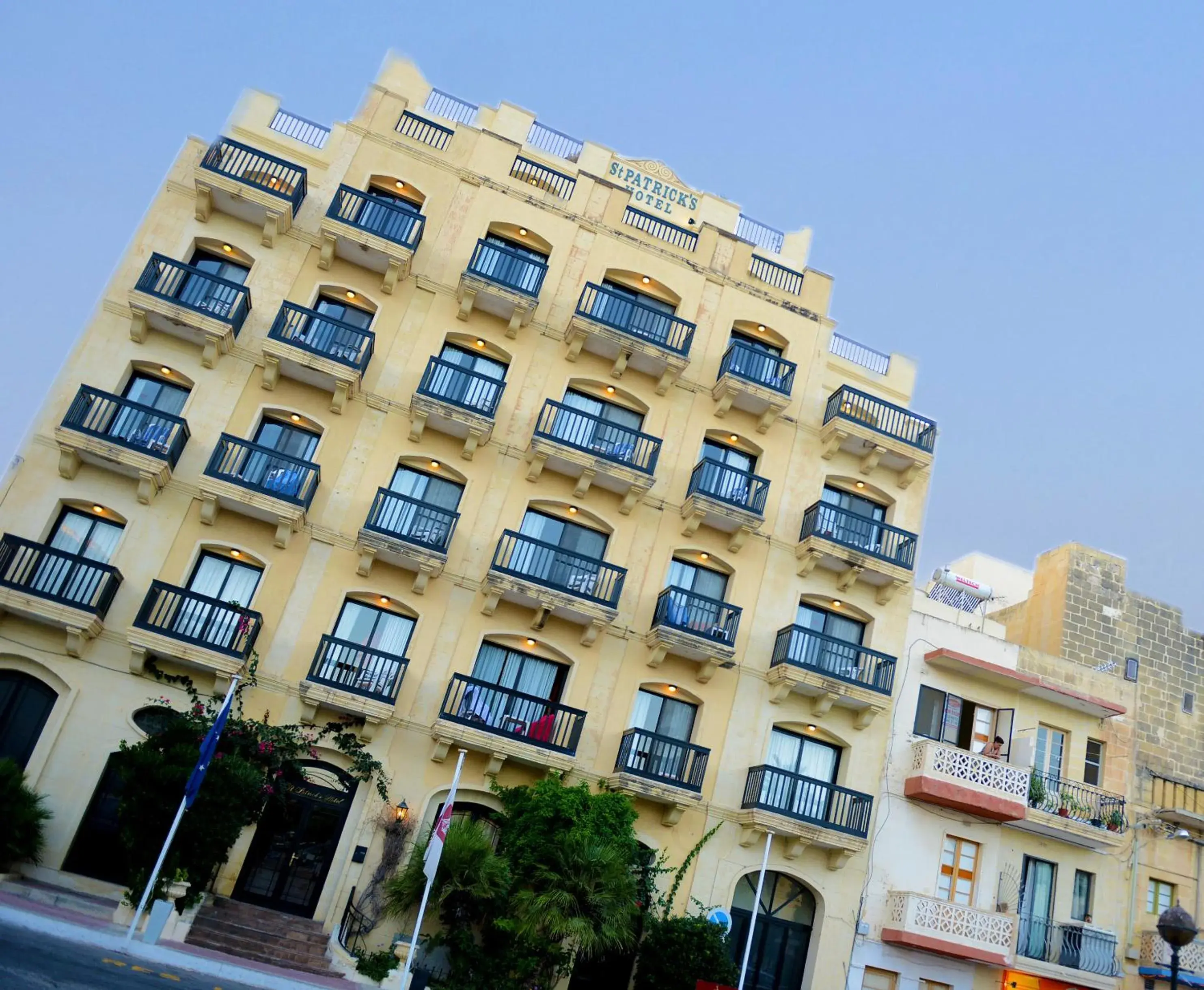 Facade/entrance in St. Patrick's Hotel Facade/entrance in St. Patrick's Hotel