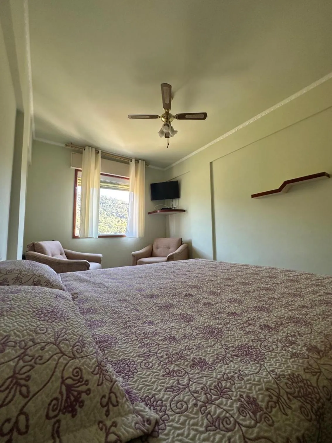 Bed in Apartamento Hotel Cavalinho Branco