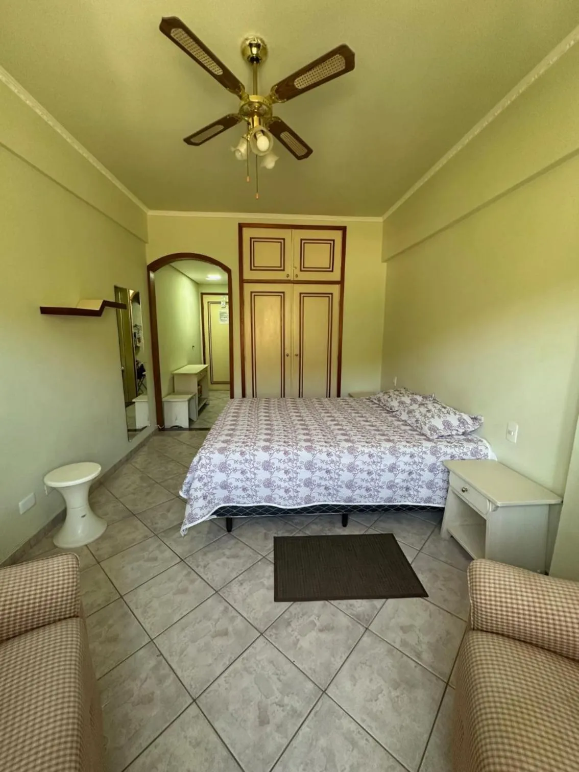 Bed in Apartamento Hotel Cavalinho Branco