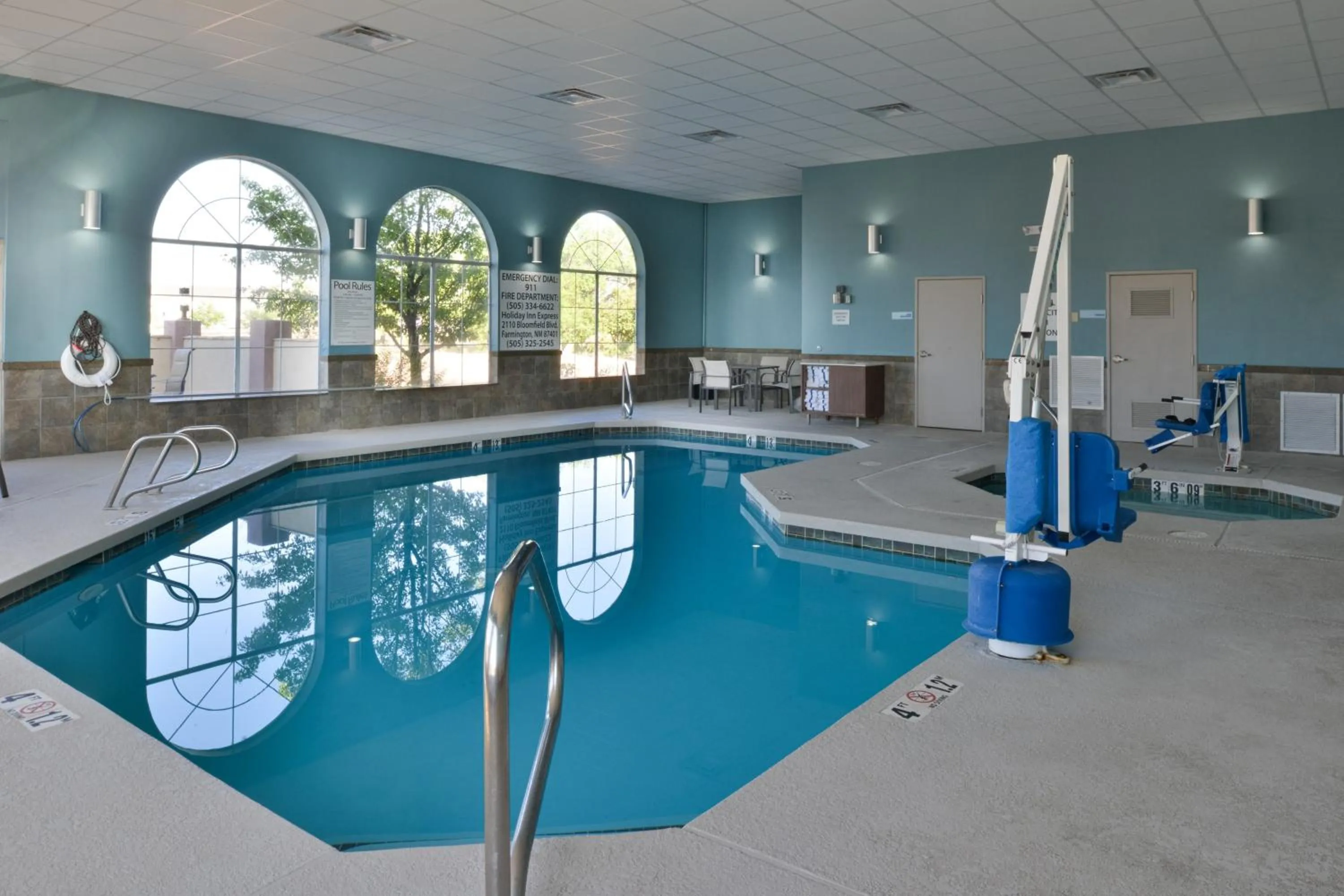 Swimming pool in Holiday Inn Express & Suites Farmington Bloomfield by IHG