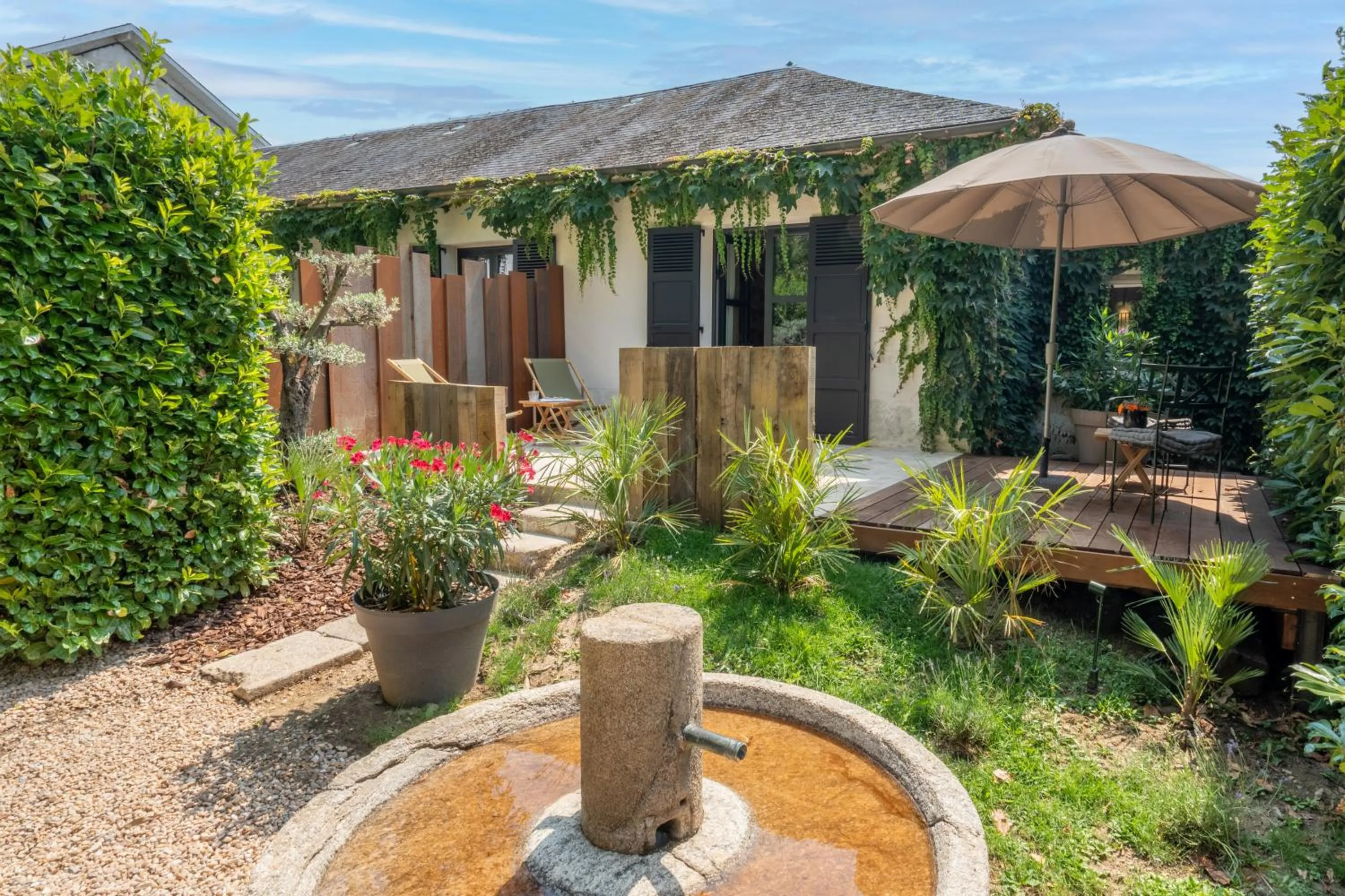 Patio in La Chapelle Saint Martin