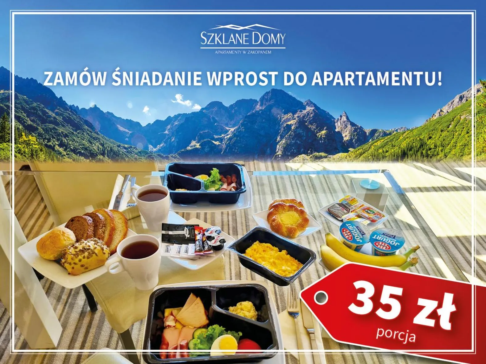 Food and drinks in Szklane Domy