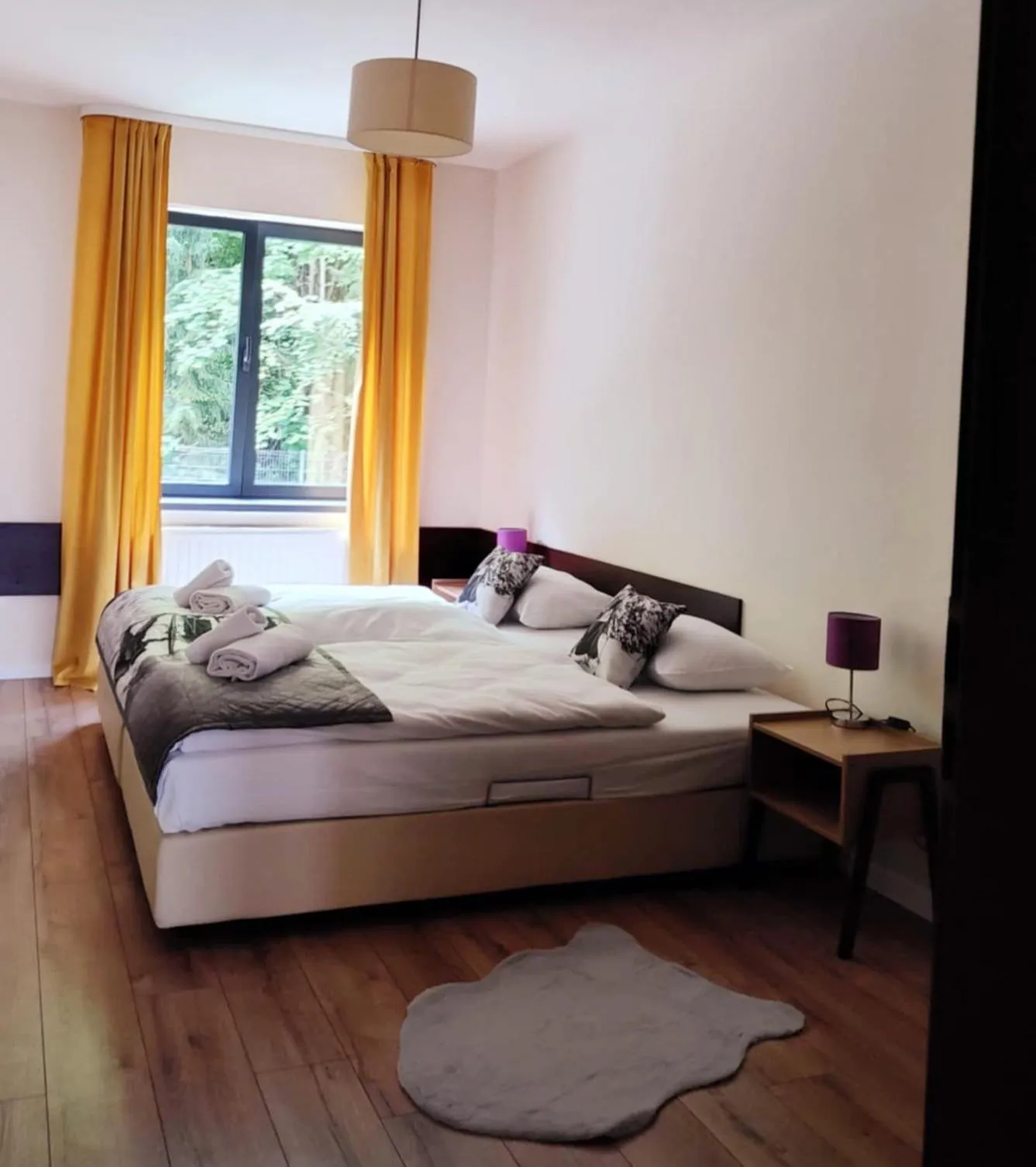 Bedroom, Bed in Szklane Domy