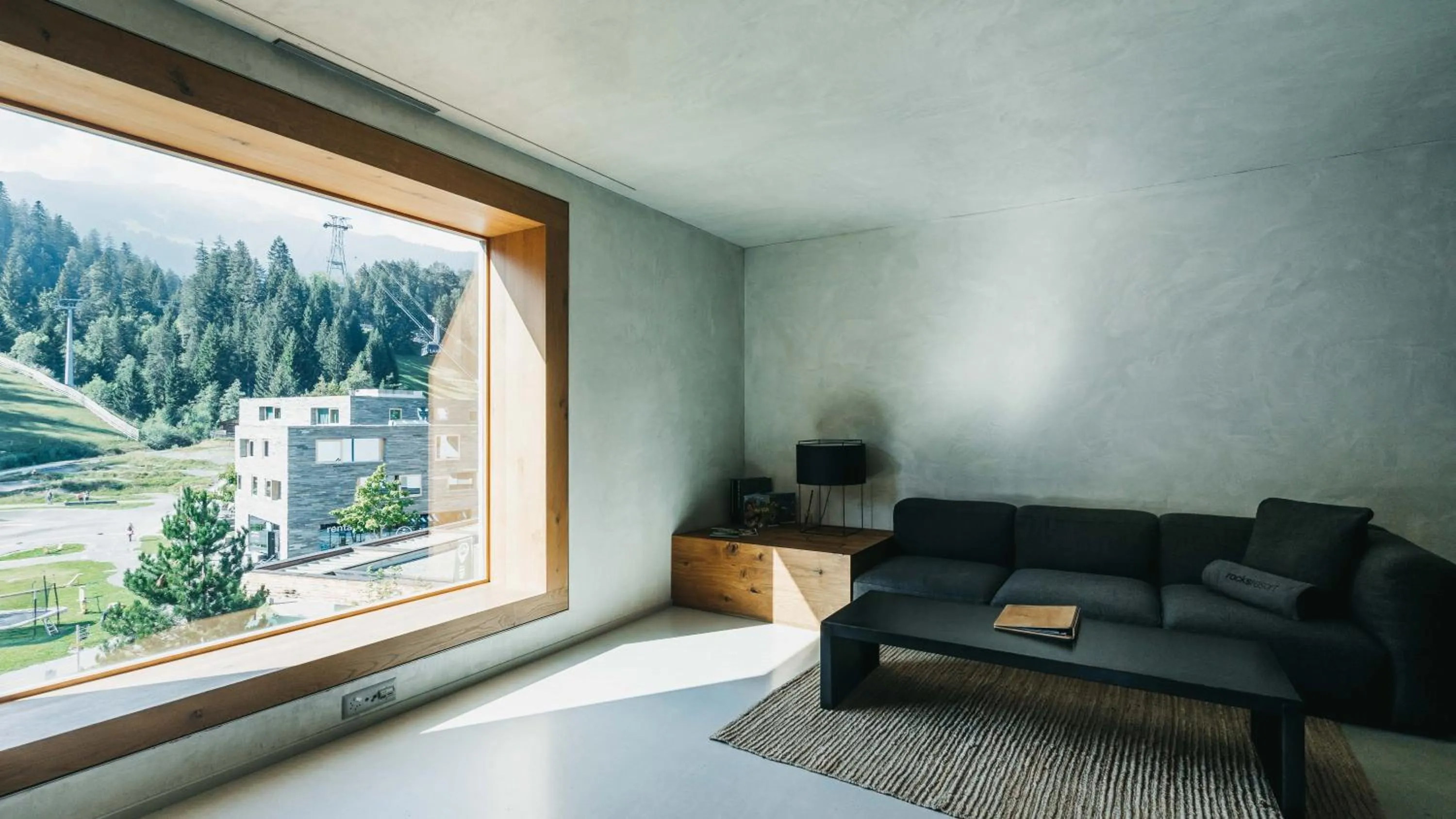 Seating area in rocksresort