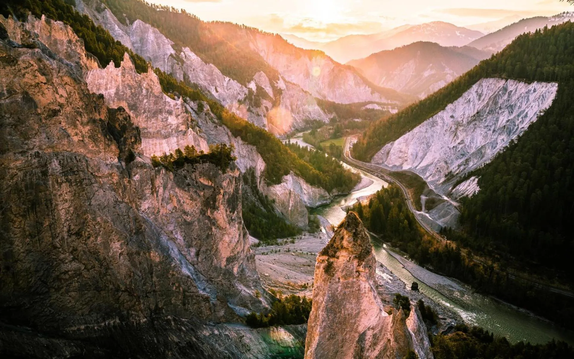 Natural landscape in rocksresort