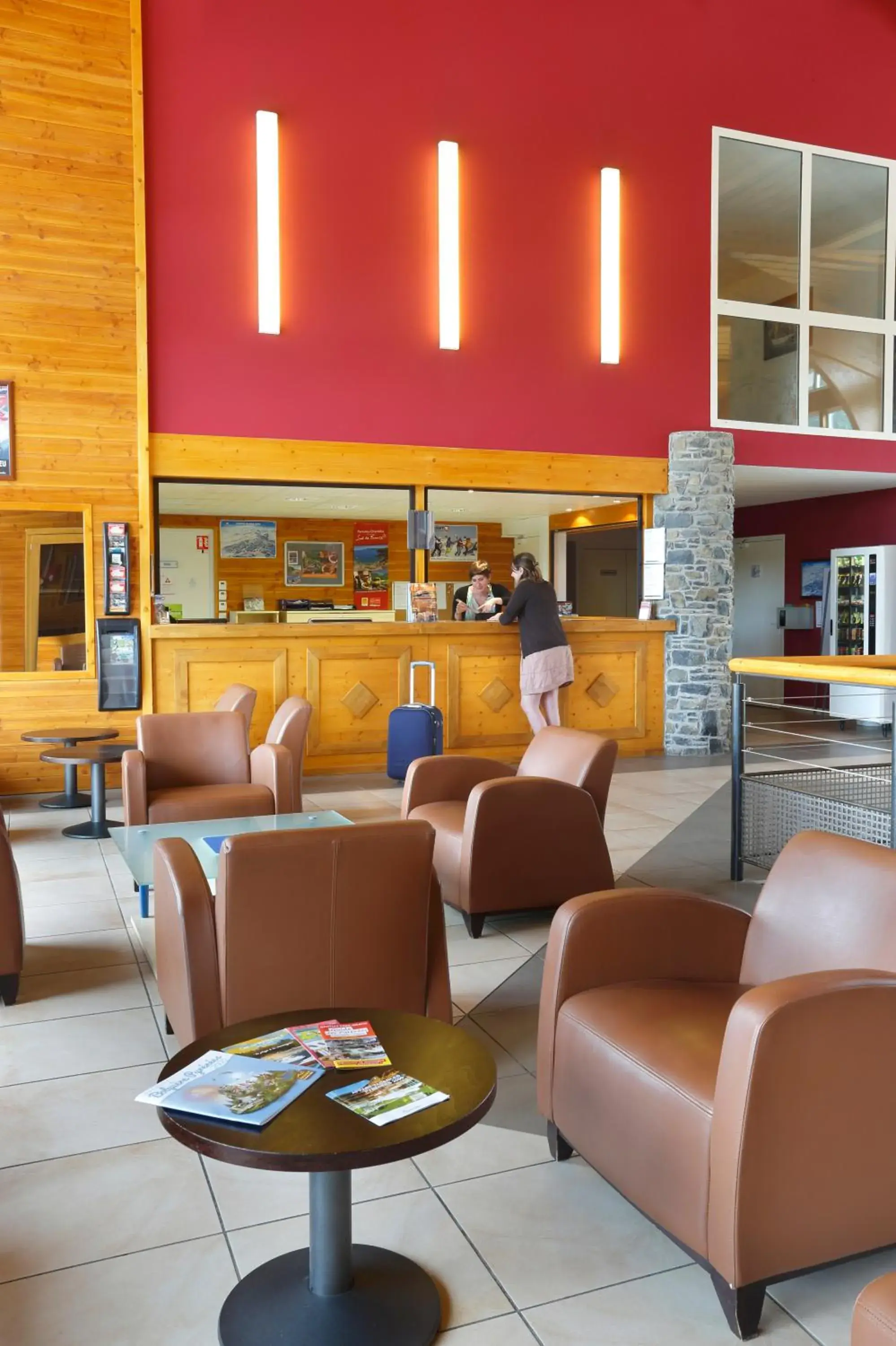 Lobby or reception in Vacancéole - Appart'Vacances Pyrénées 2000 Lobby or reception in Vacancéole - Appart'Vacances Pyrénées 2000