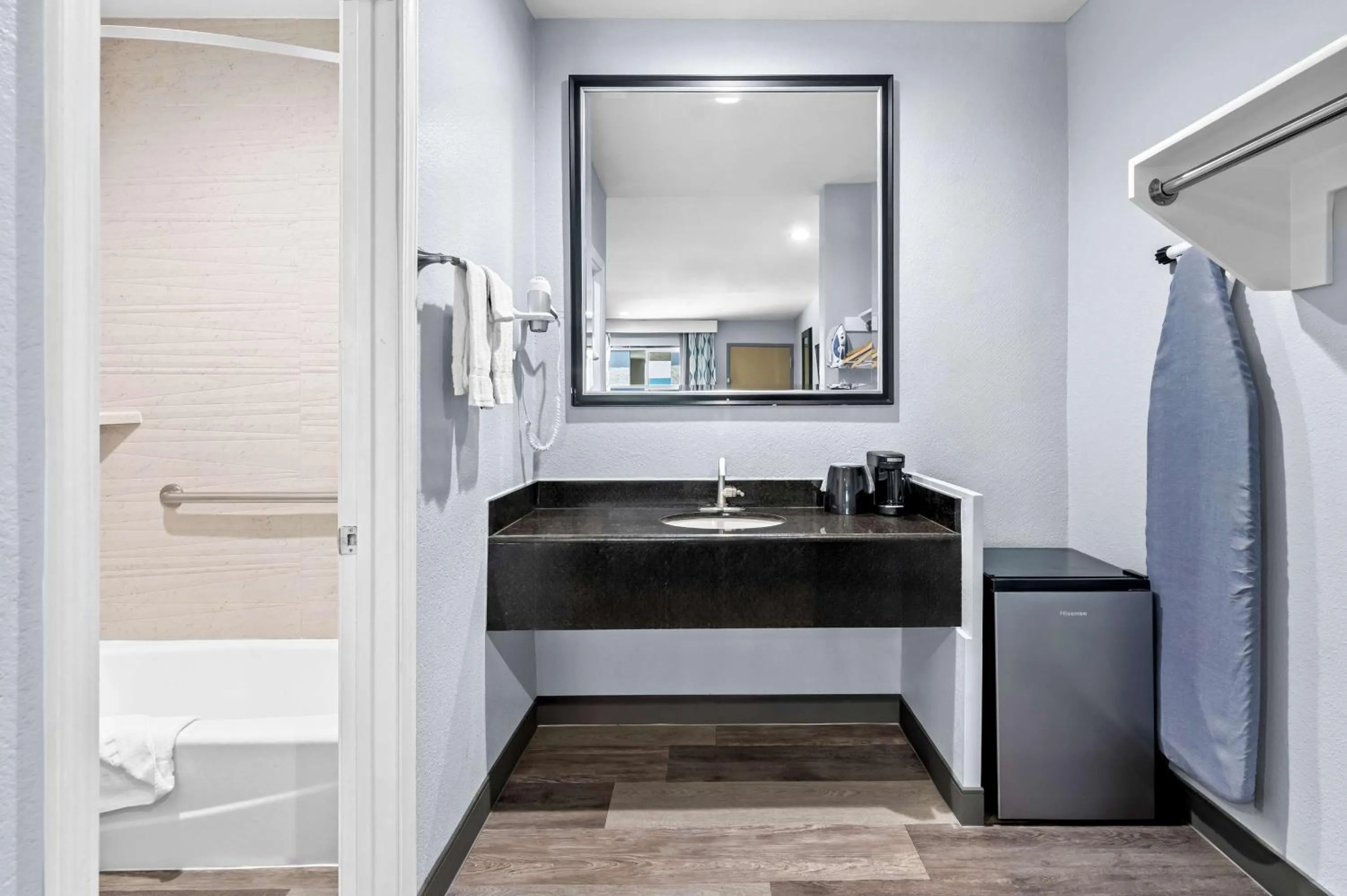 Bathroom in SureStay Hotel by Best Western Buena Park Anaheim