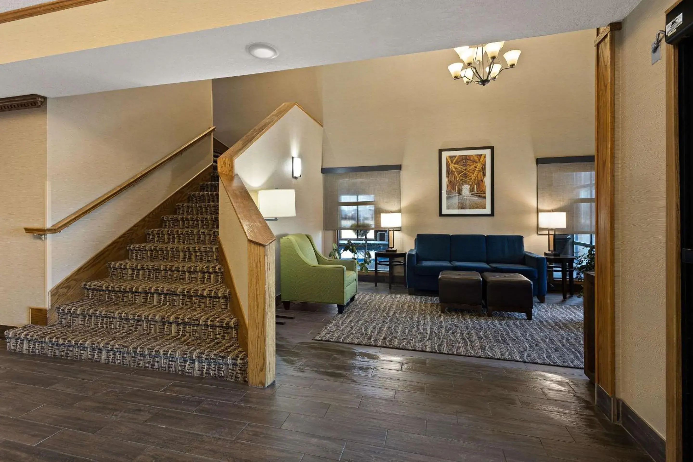 Lobby or reception in Comfort Inn Huntington Near University Lobby or reception in Comfort Inn Huntington Near University