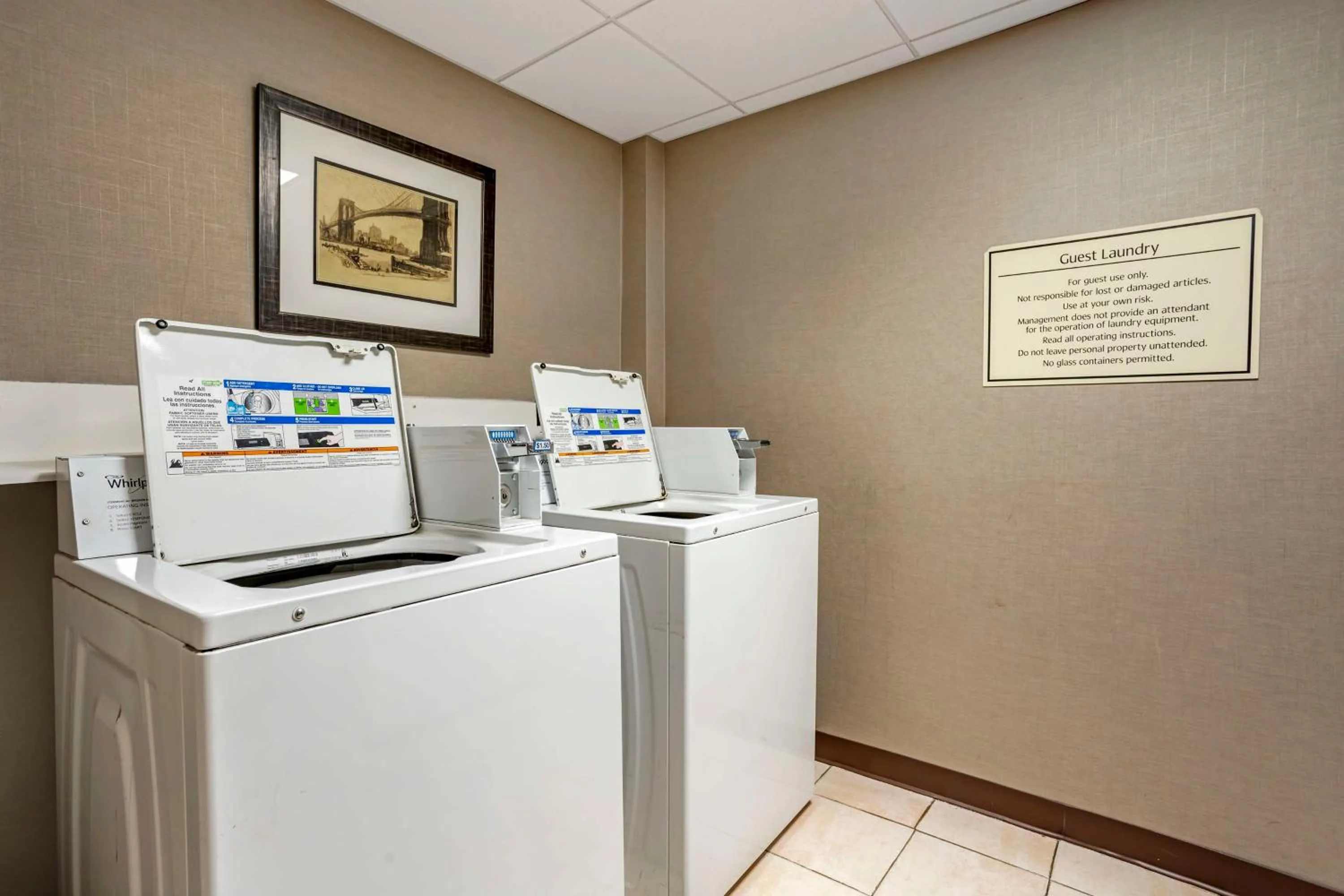 laundry in Best Western Plus Kingston Hotel and Conference Center