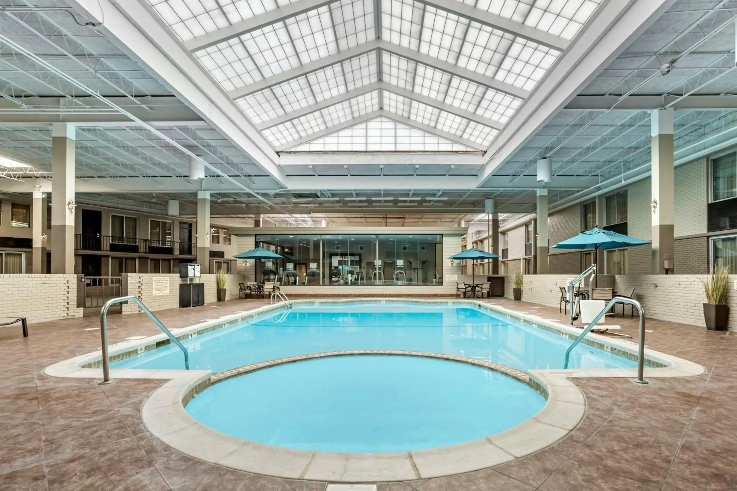 Pool view in Best Western Plus Kingston Hotel and Conference Center Pool view in Best Western Plus Kingston Hotel and Conference Center