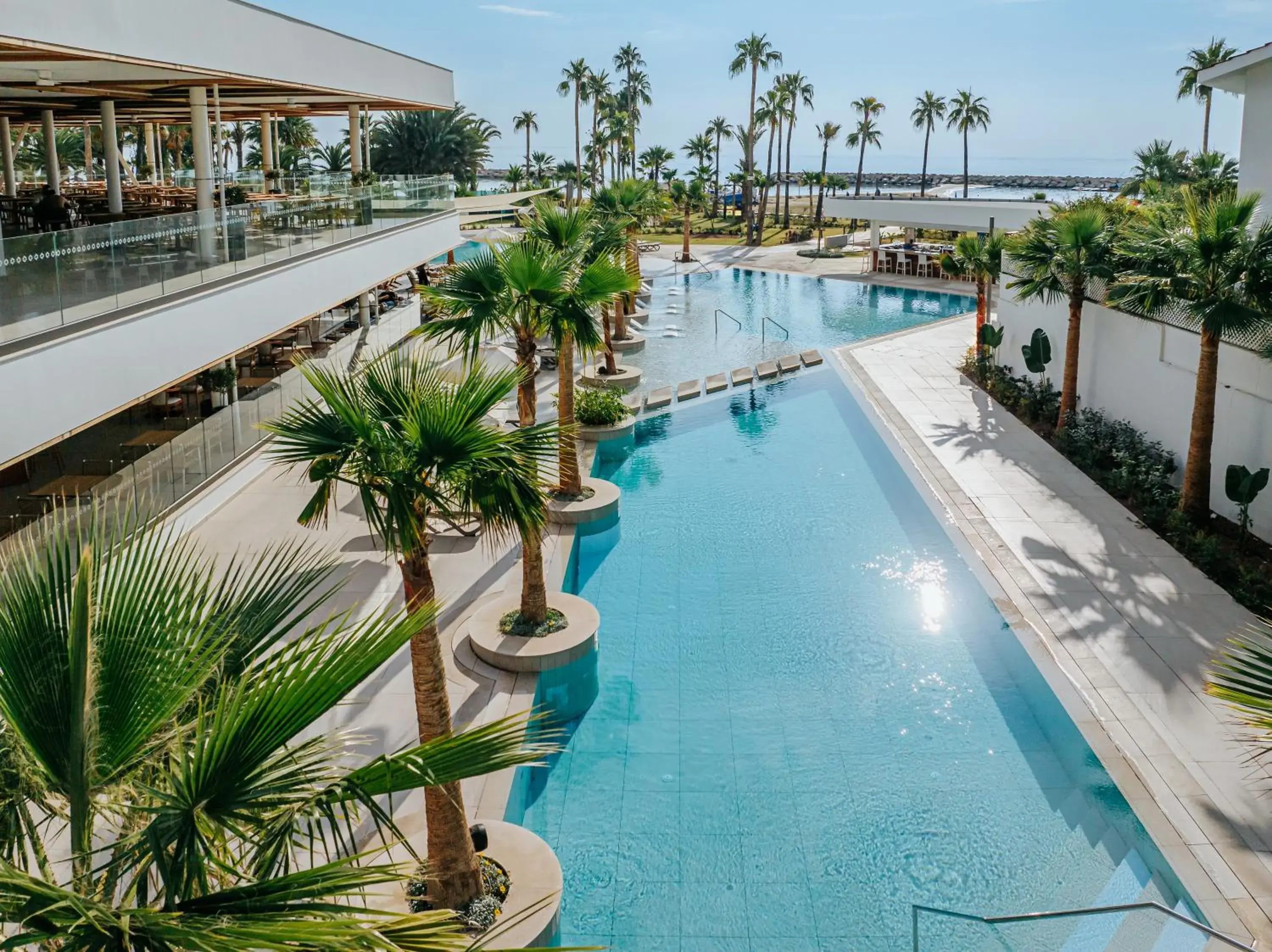 Swimming pool in Lordos Beach Hotel & Spa Swimming pool in Lordos Beach Hotel & Spa