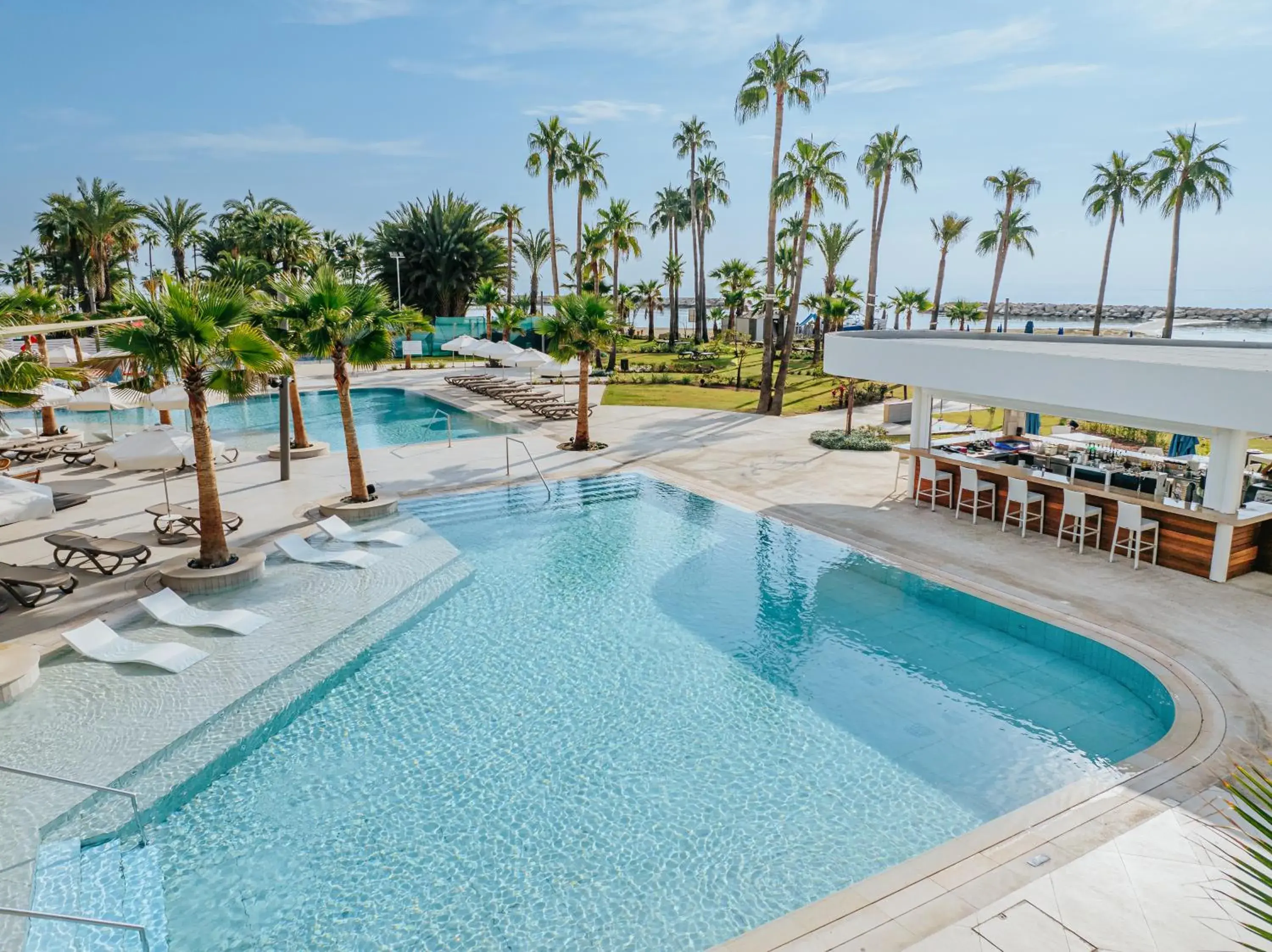 Swimming pool in Lordos Beach Hotel & Spa Swimming pool in Lordos Beach Hotel & Spa