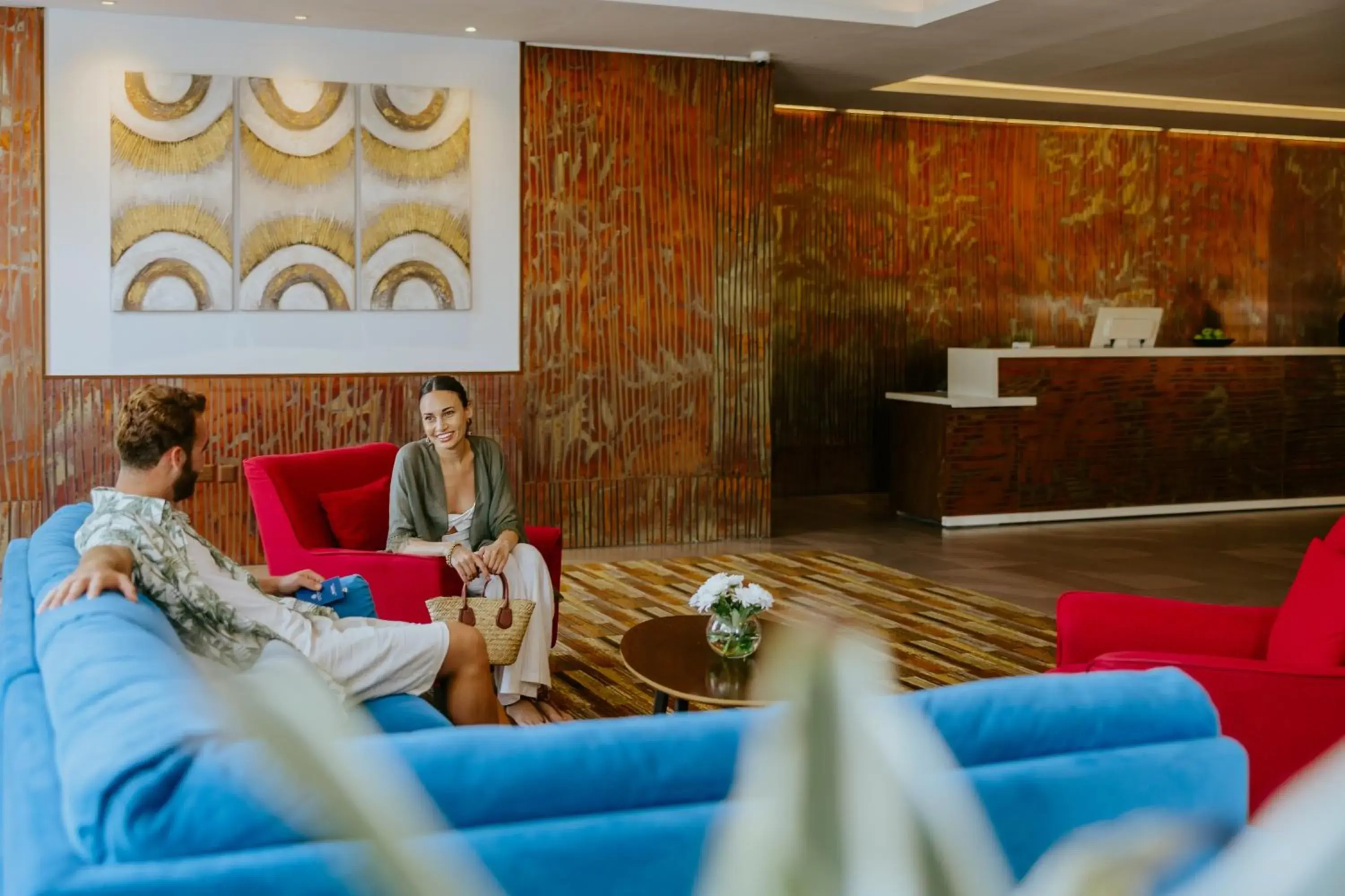 Lobby or reception in Lordos Beach Hotel & Spa Lobby or reception in Lordos Beach Hotel & Spa