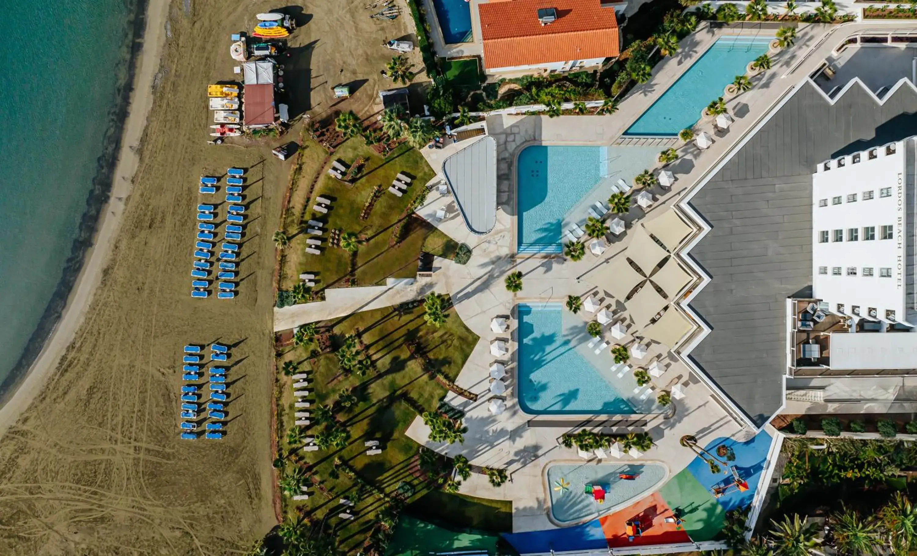 Property building in Lordos Beach Hotel & Spa Property building in Lordos Beach Hotel & Spa