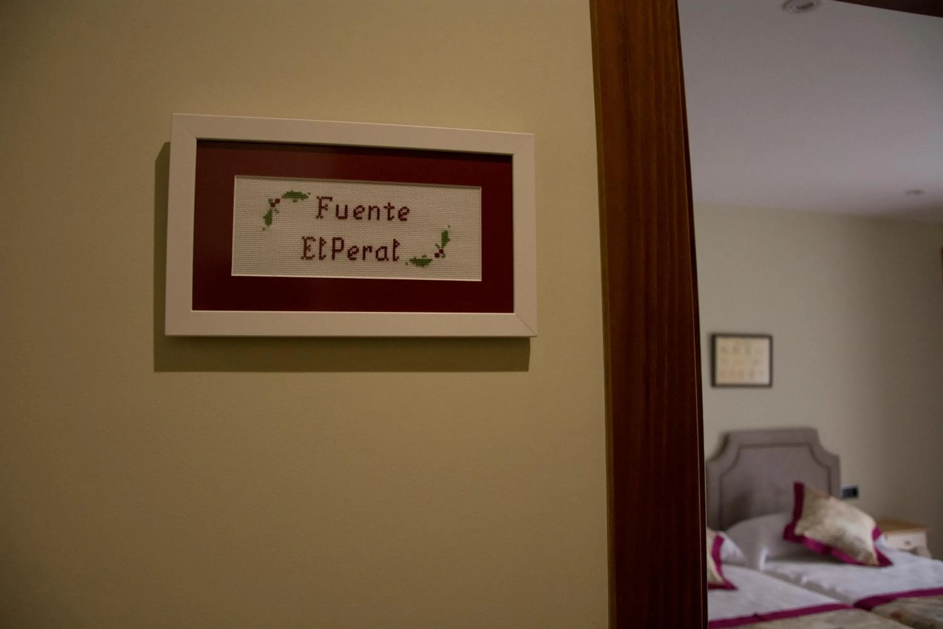 Bed in Casa Rural Fuente El Boticario