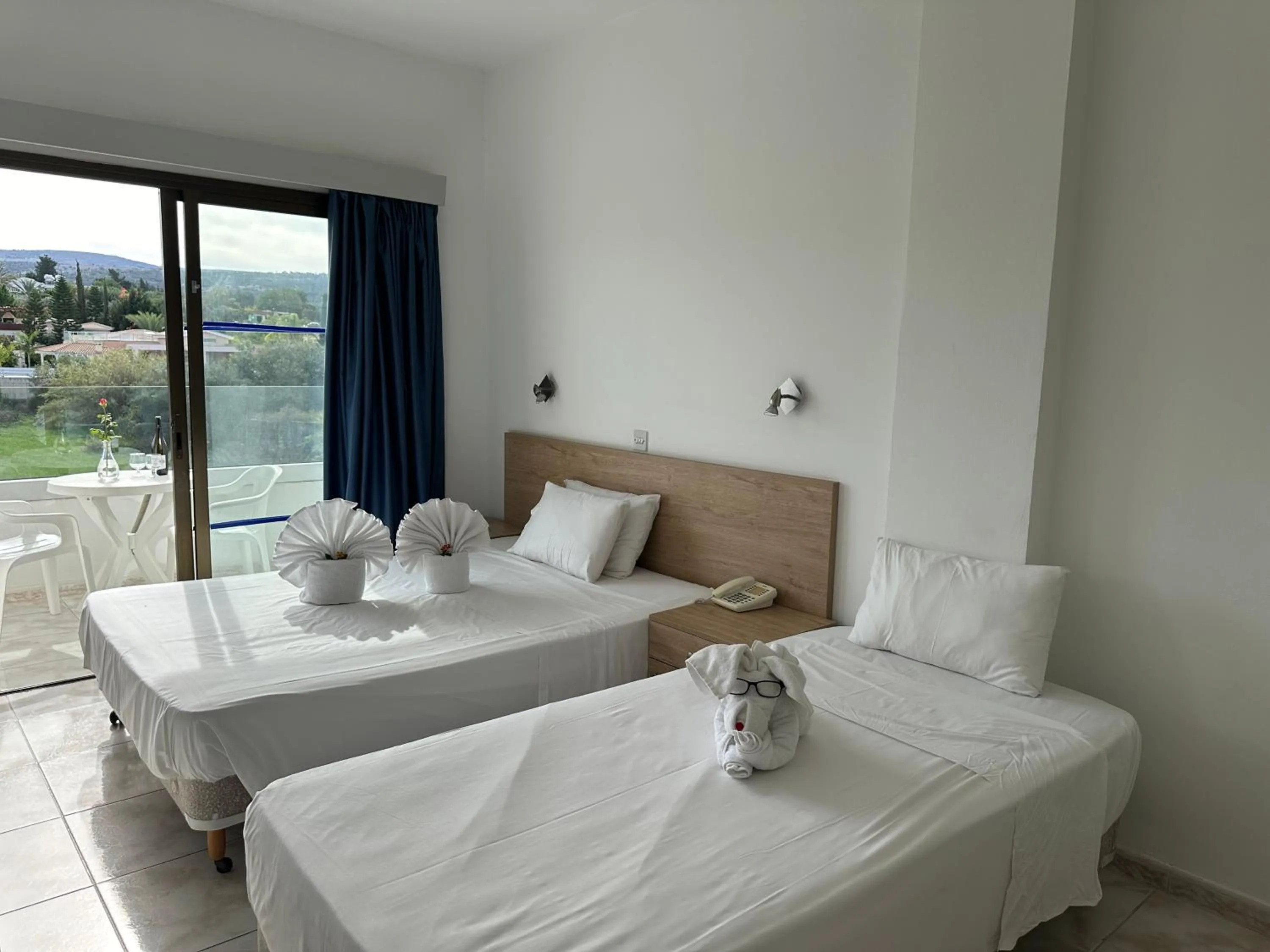 Bed in Souli Beach Hotel