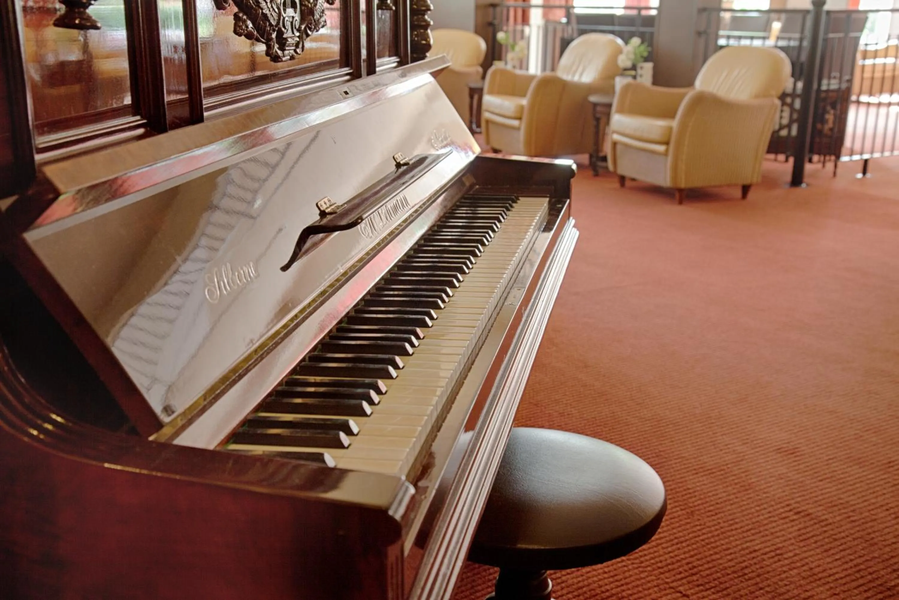 Decorative detail in Fletcher Hotel Restaurant Veldenbos