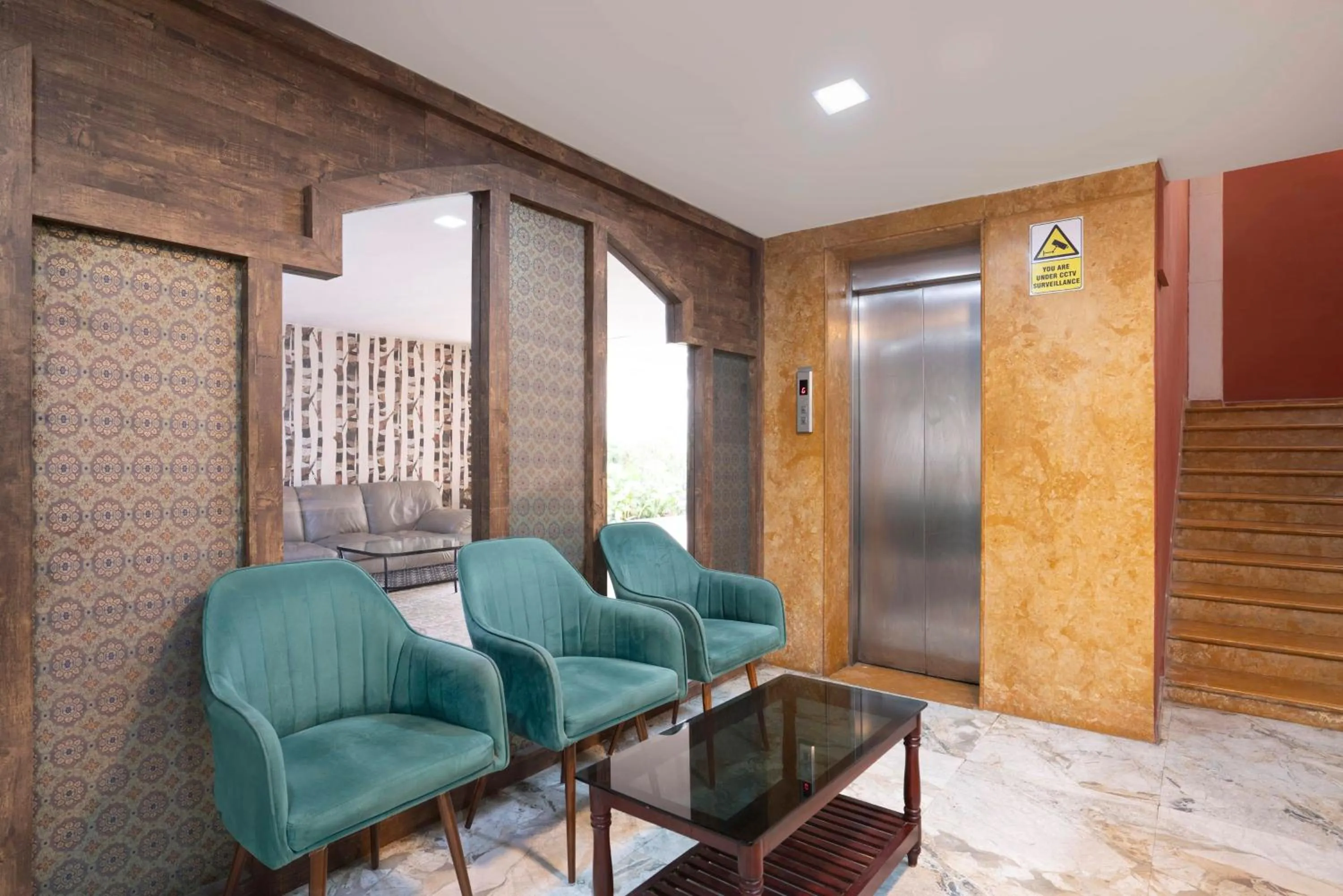 elevator in Treebo Srico, Banjara Hills