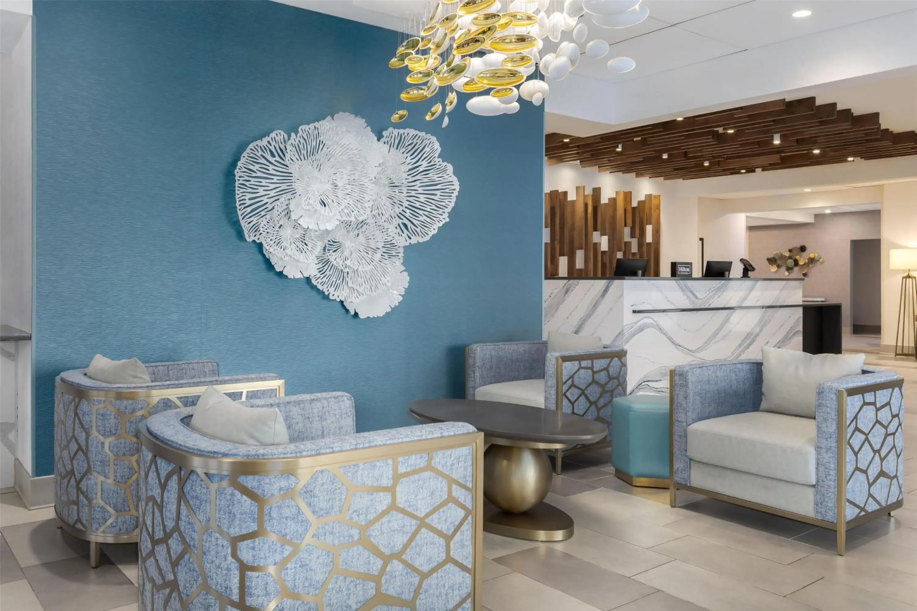 Lobby or reception in Doubletree By Hilton Wilmington, Nc