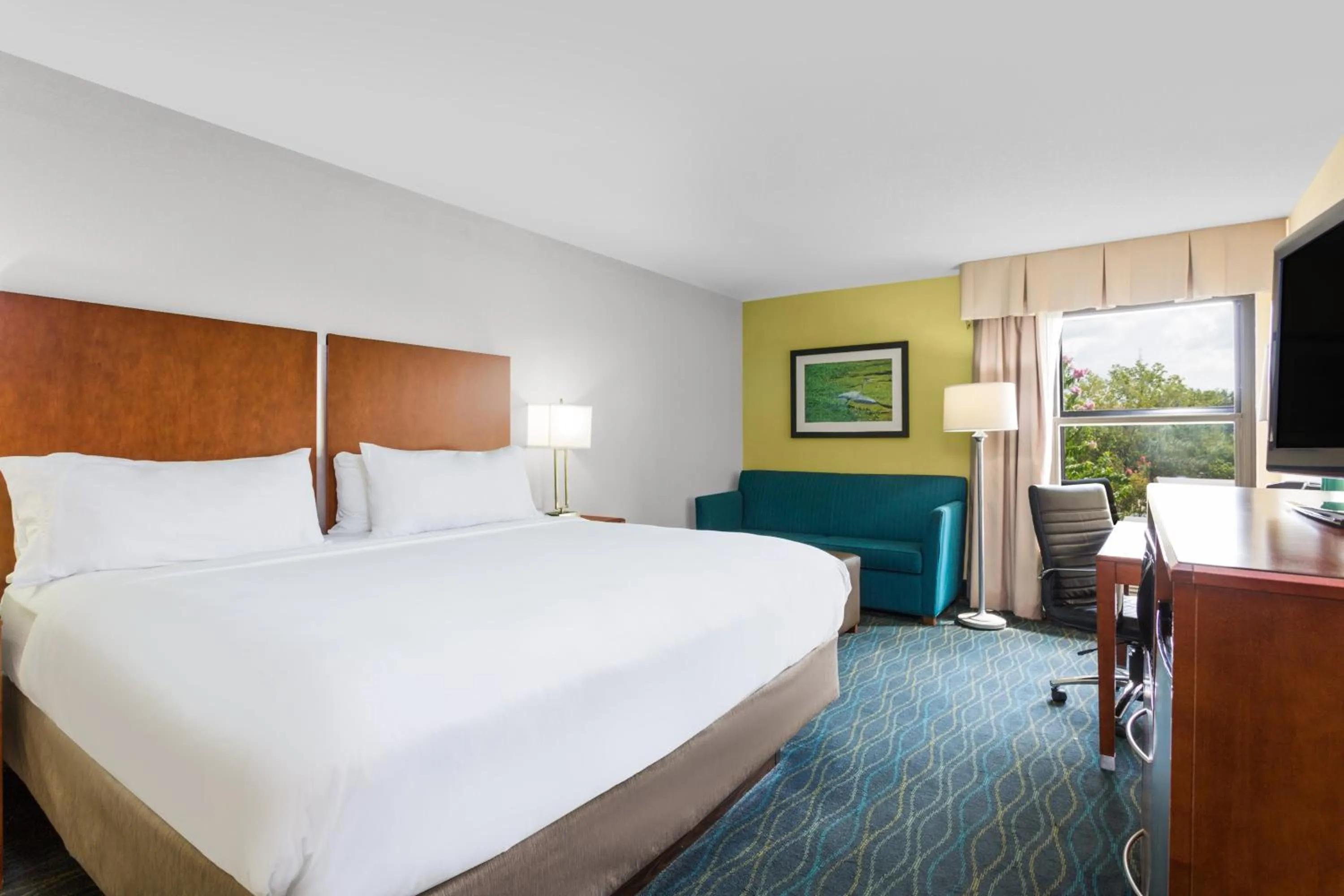 Photo of the whole room, Bed in Holiday Inn Express & Suites Wilmington-University Center by IHG