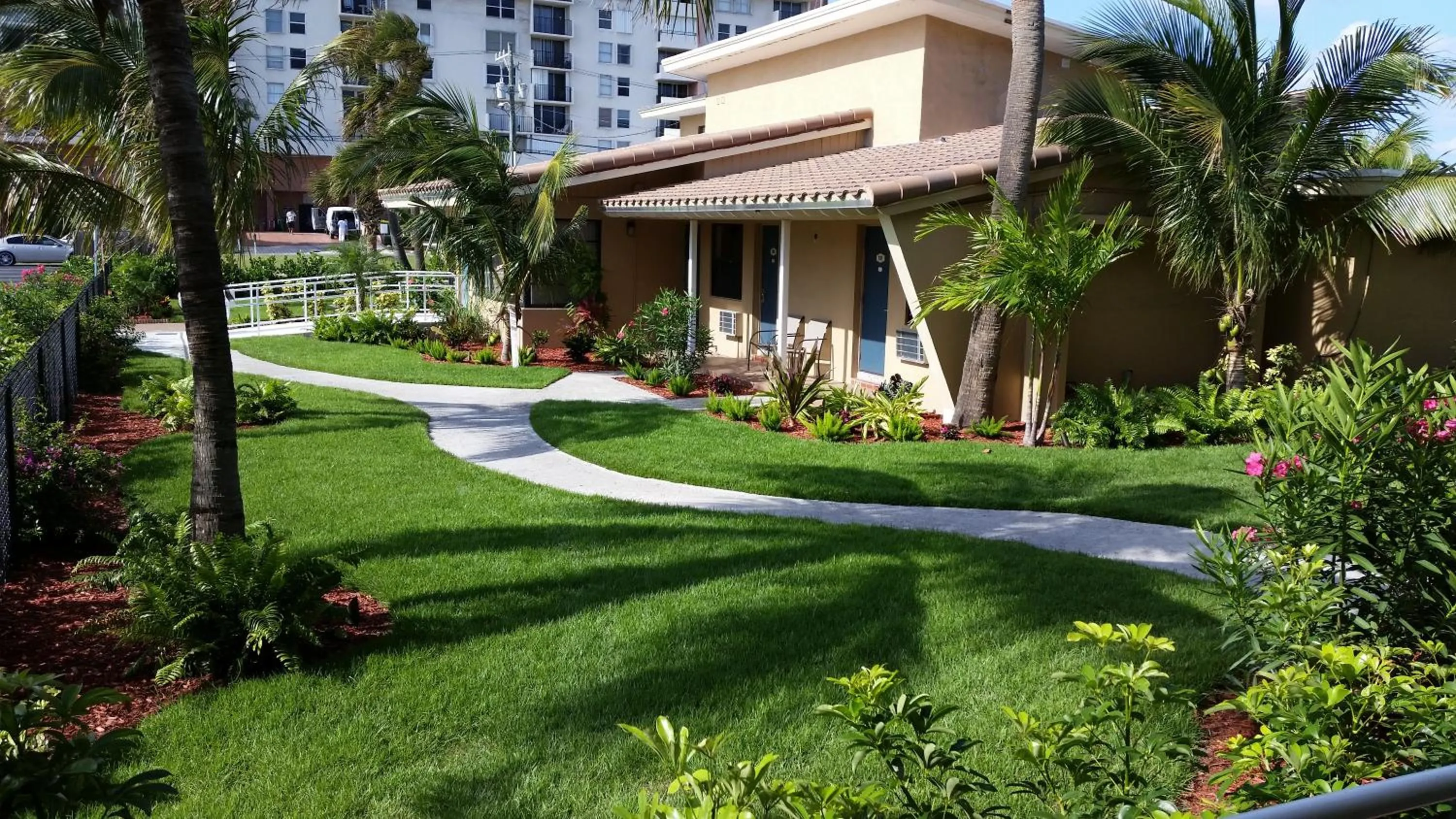 Facade/entrance in Oceans Beach Resort & Suites