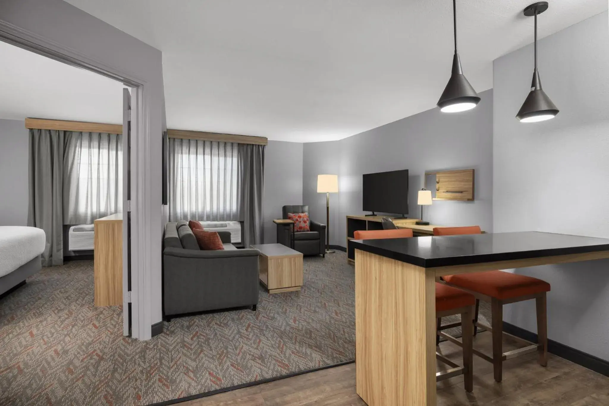 Photo of the whole room, Bed in Candlewood Suites - Texas City by IHG Photo of the whole room, Bed in Candlewood Suites - Texas City by IHG