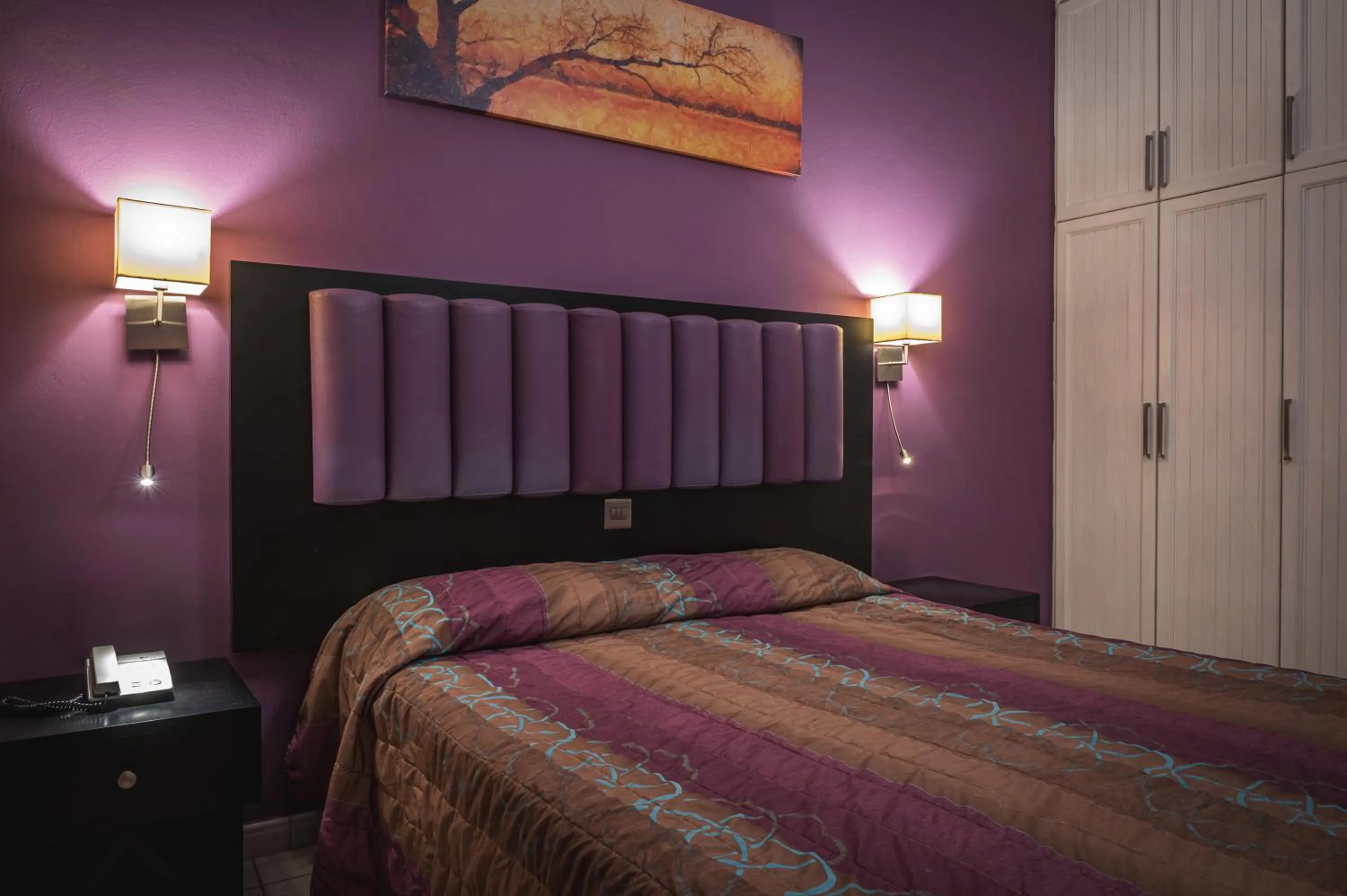 Bed in Kefalos Damon Hotel Apartments