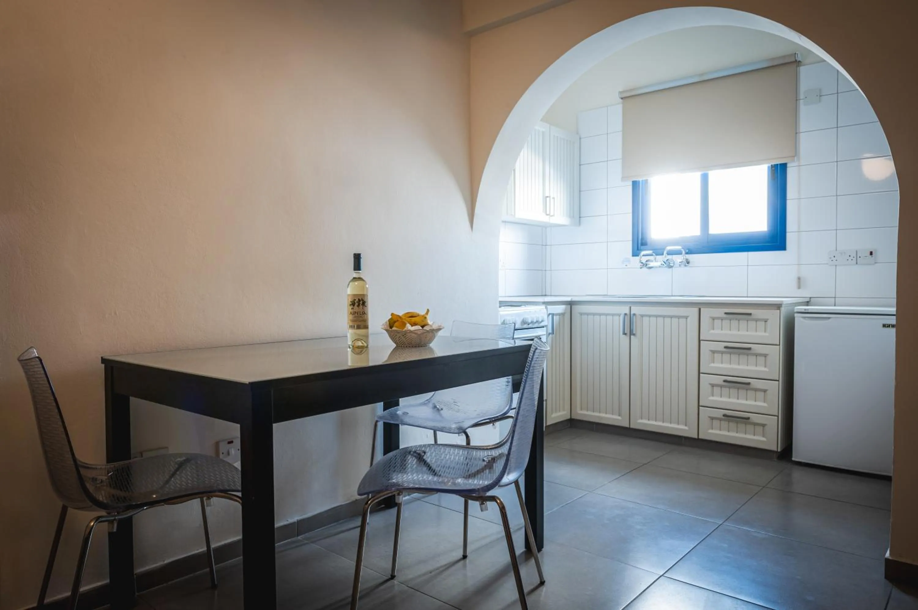 kitchen in Kefalos Damon Hotel Apartments