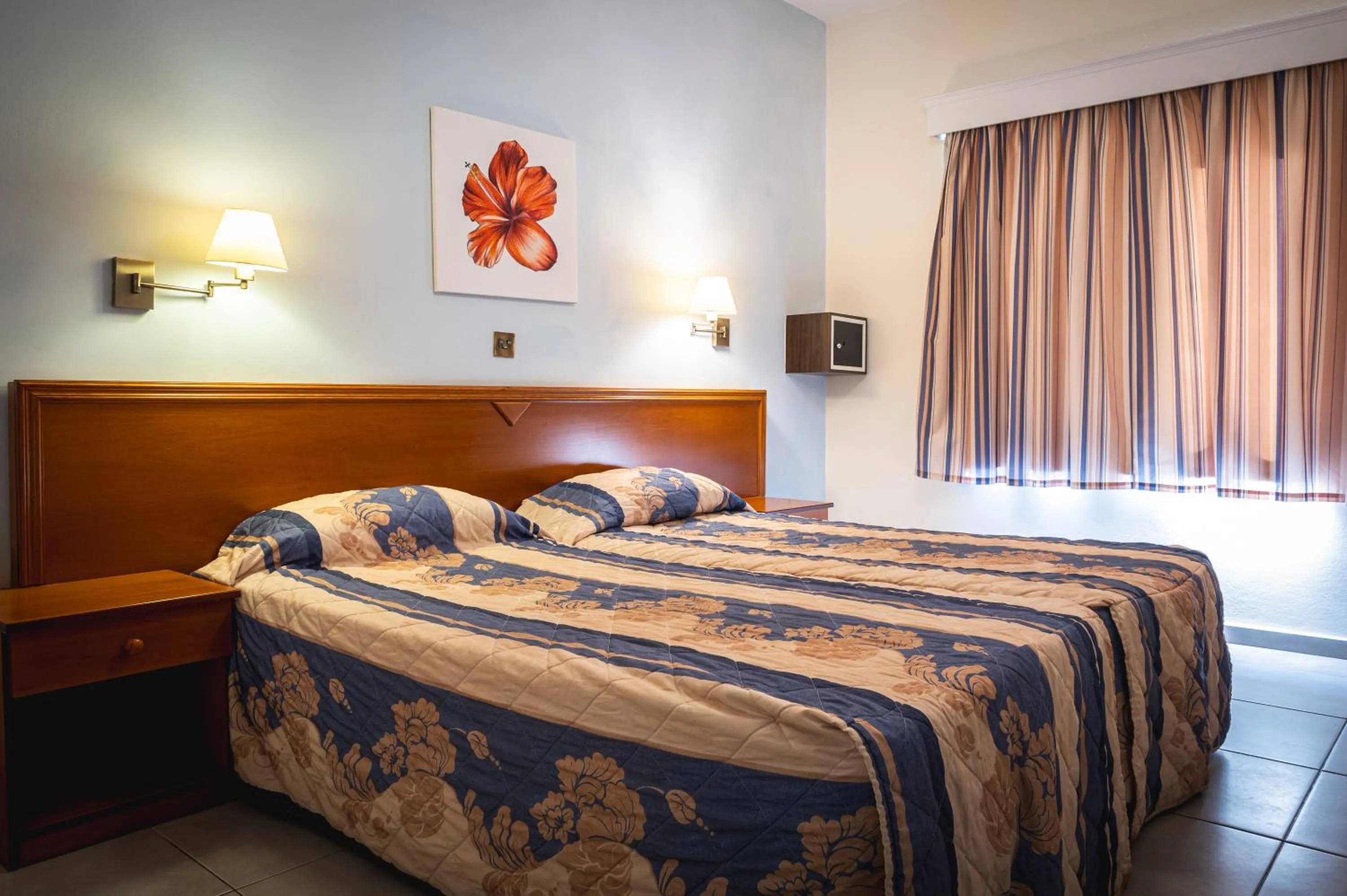 View (from property/room), Bed in Kefalos Damon Hotel Apartments