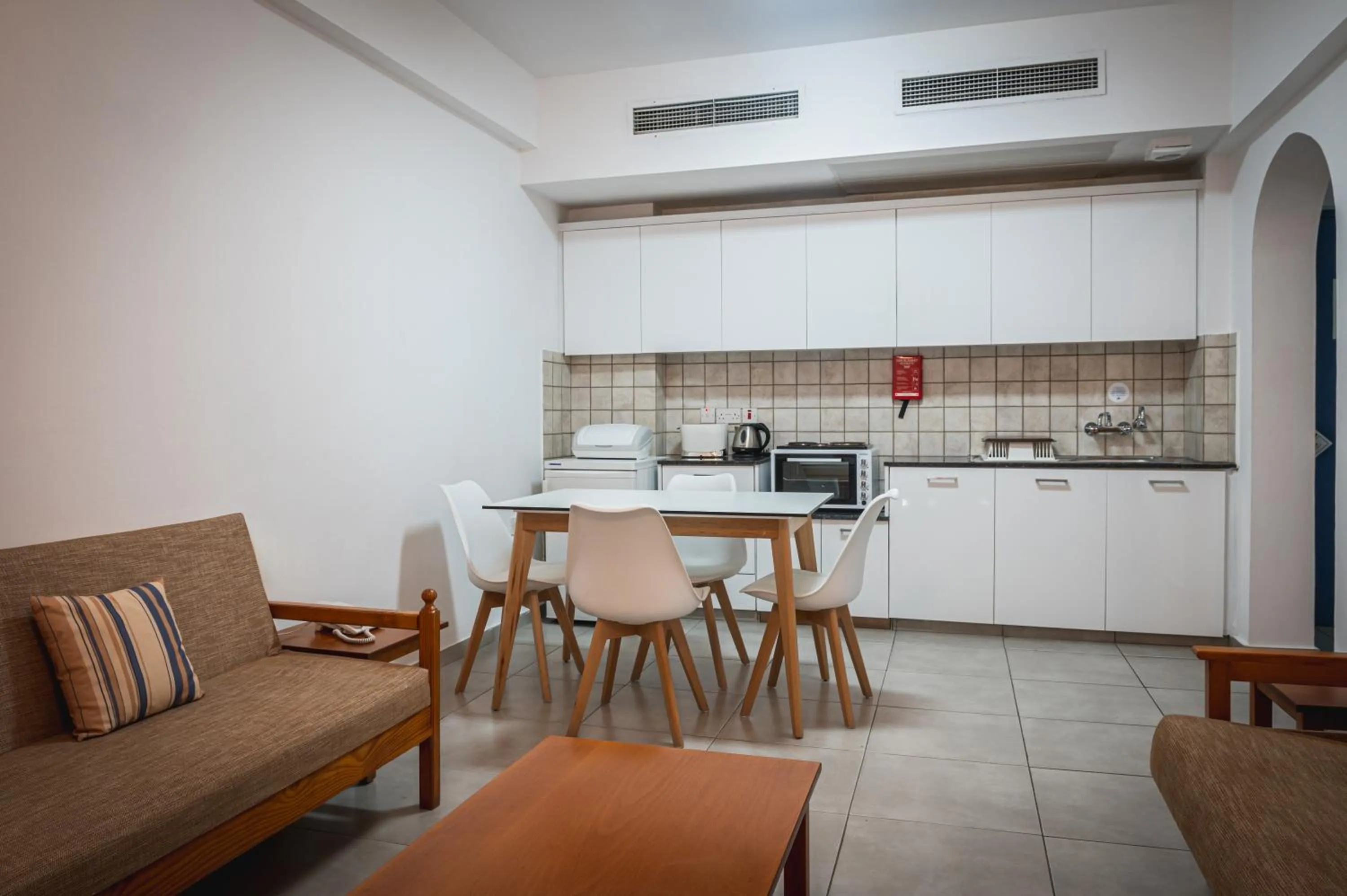 Living room in Kefalos Damon Hotel Apartments