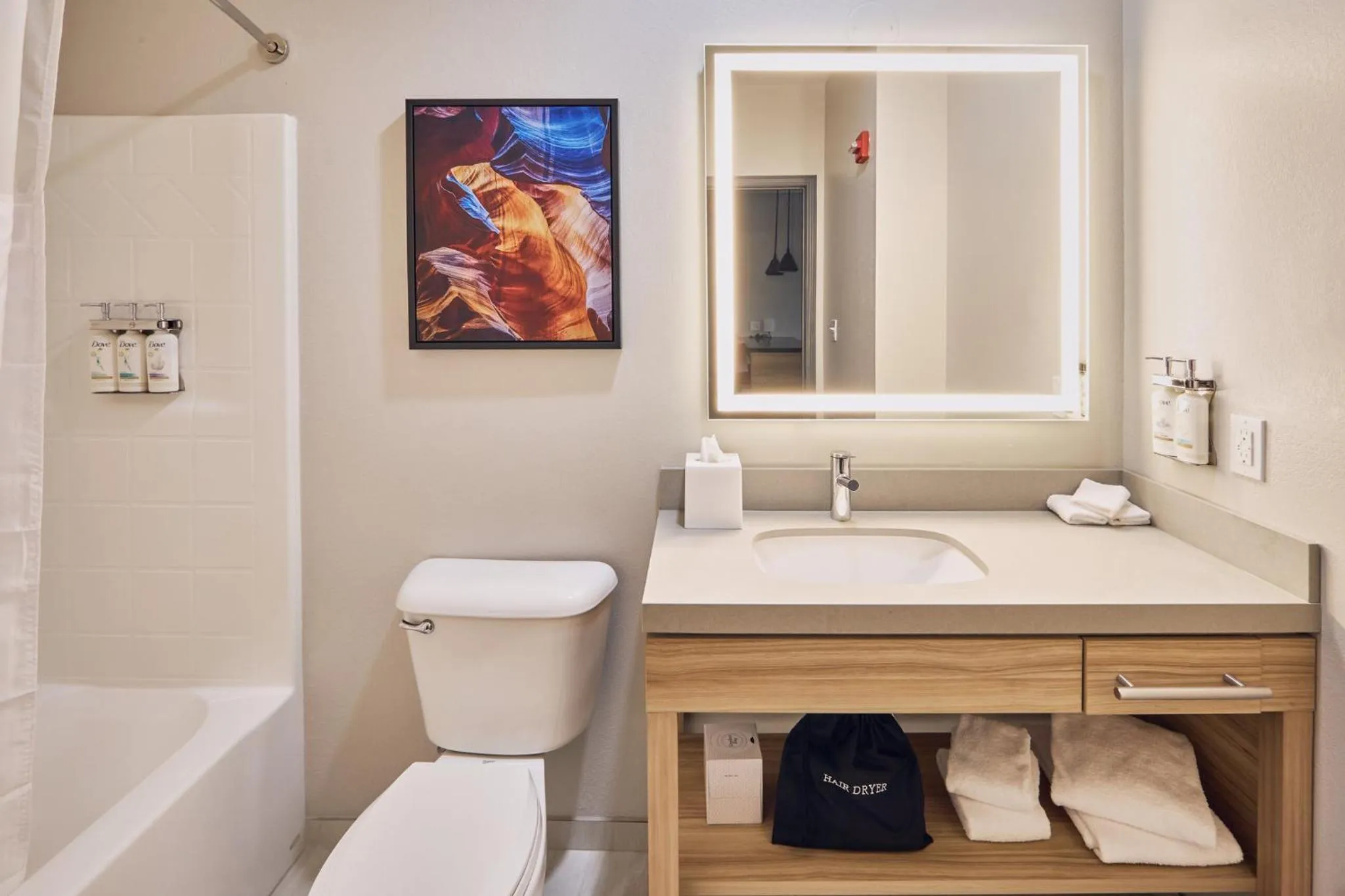 Bathroom in Candlewood Suites Hot Springs by IHG