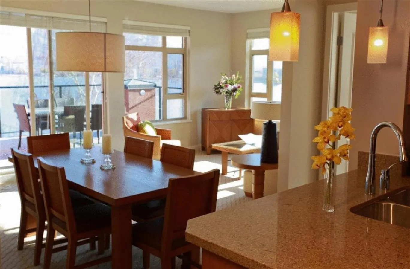 Living room in Watermark Beach Resort