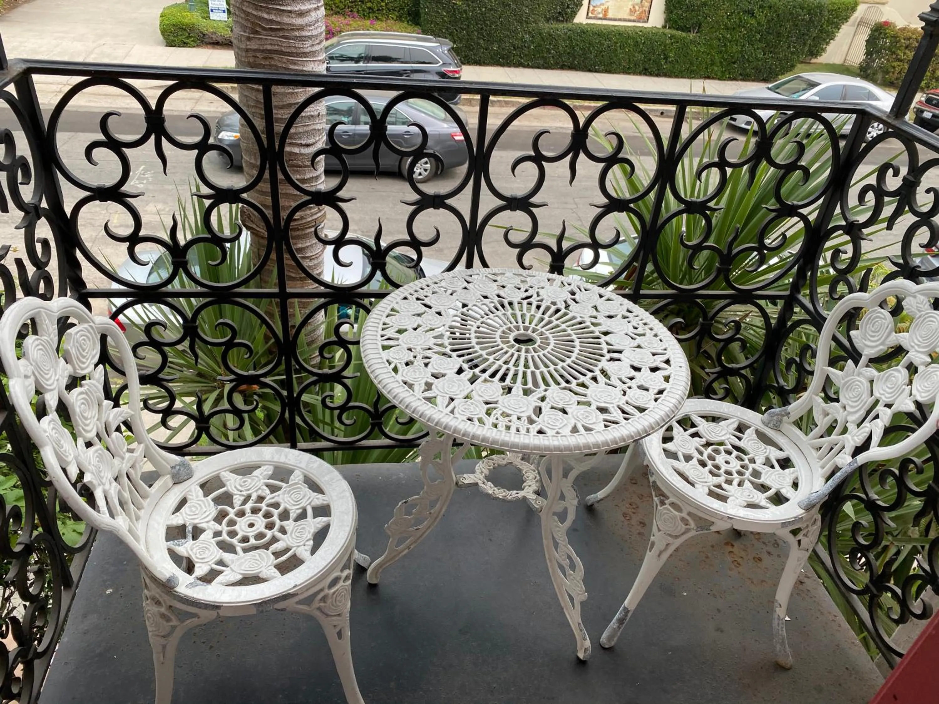 Patio in Villa Rosa Inn