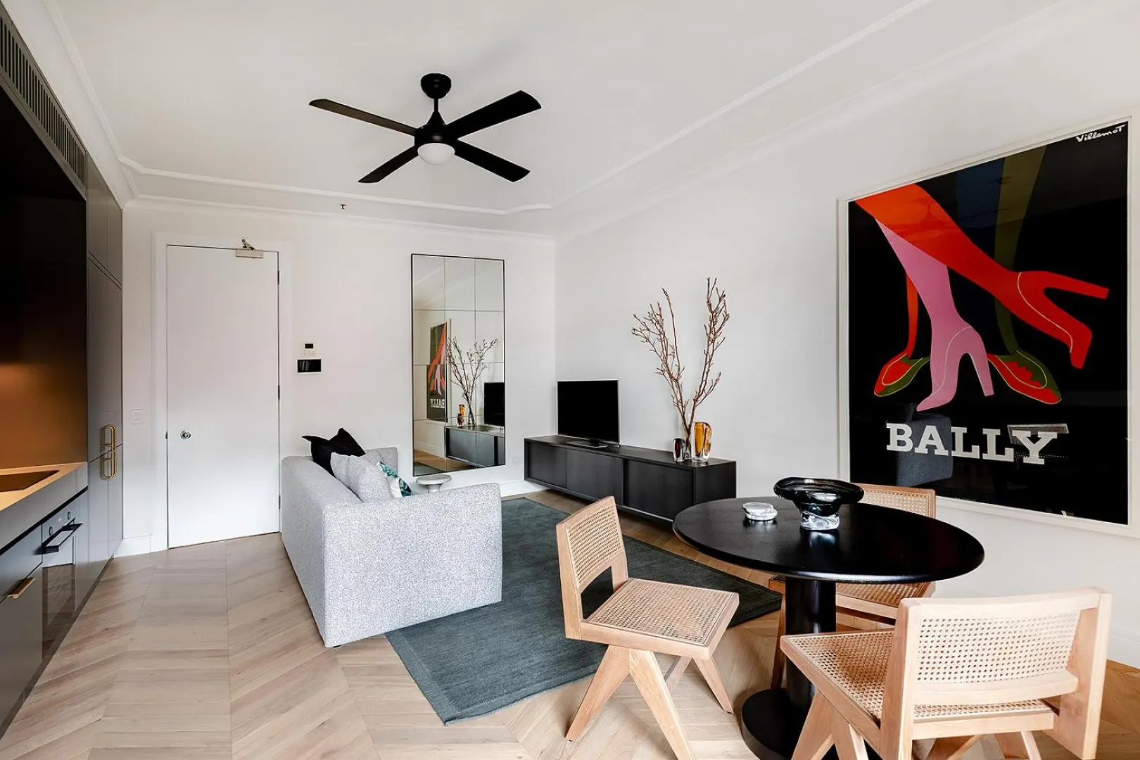 Living room in Regents Court Sydney