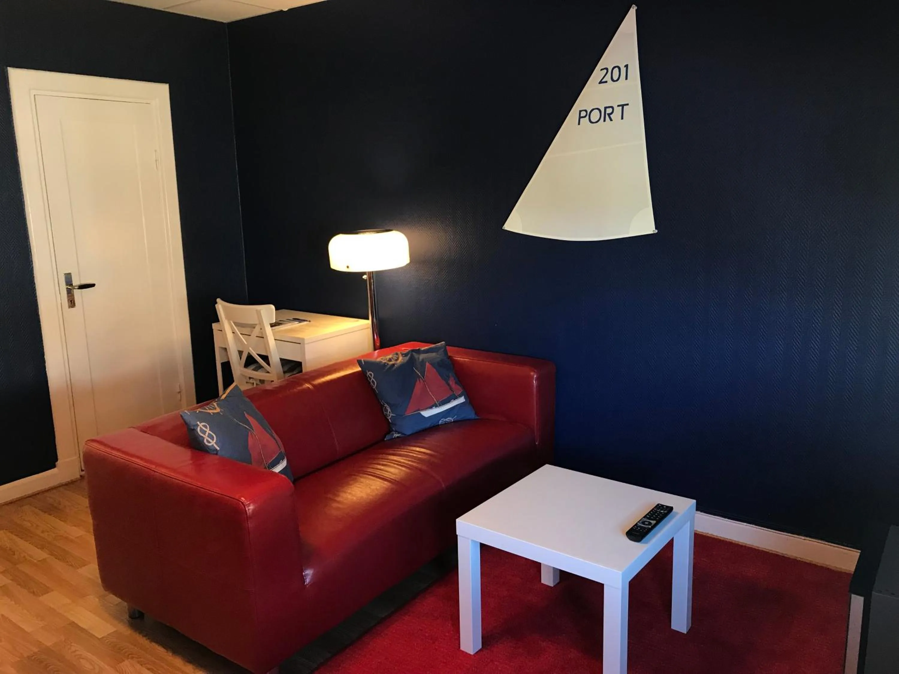 Seating area in Port Hotel