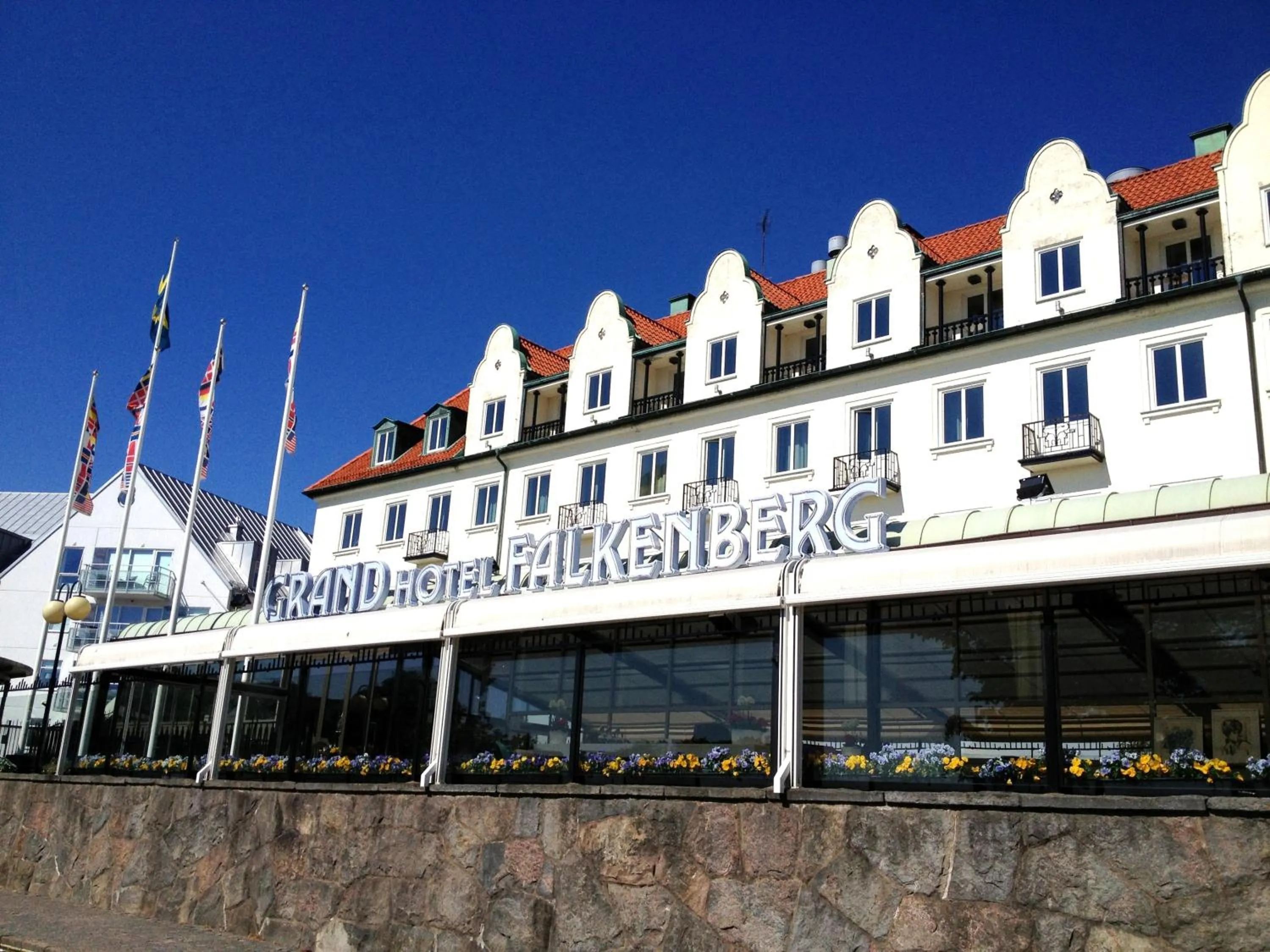 Facade/entrance in Grand Hotel Falkenberg