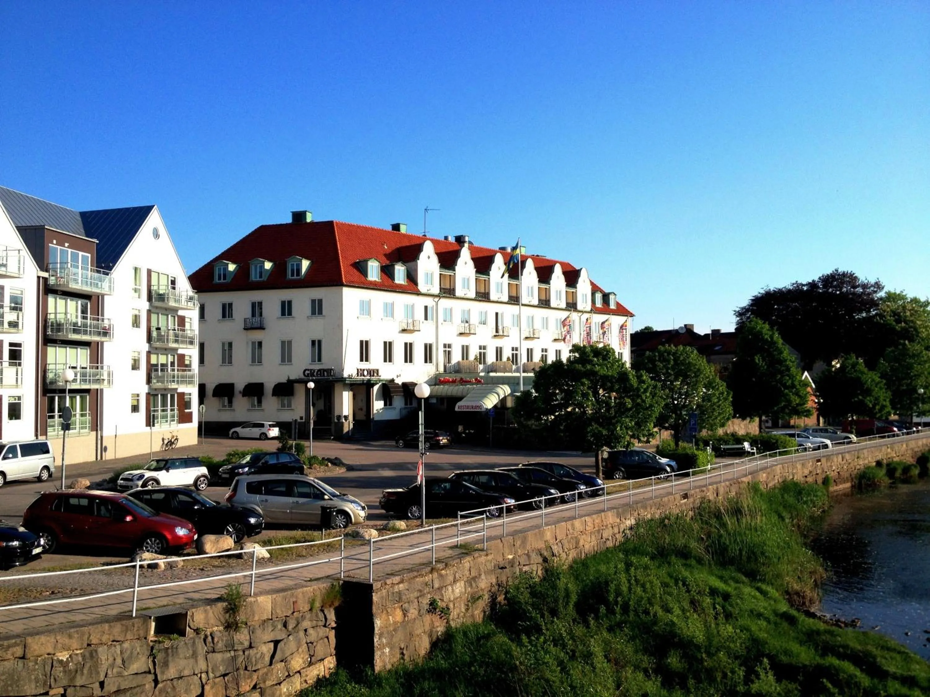 Facade/entrance in Grand Hotel Falkenberg
