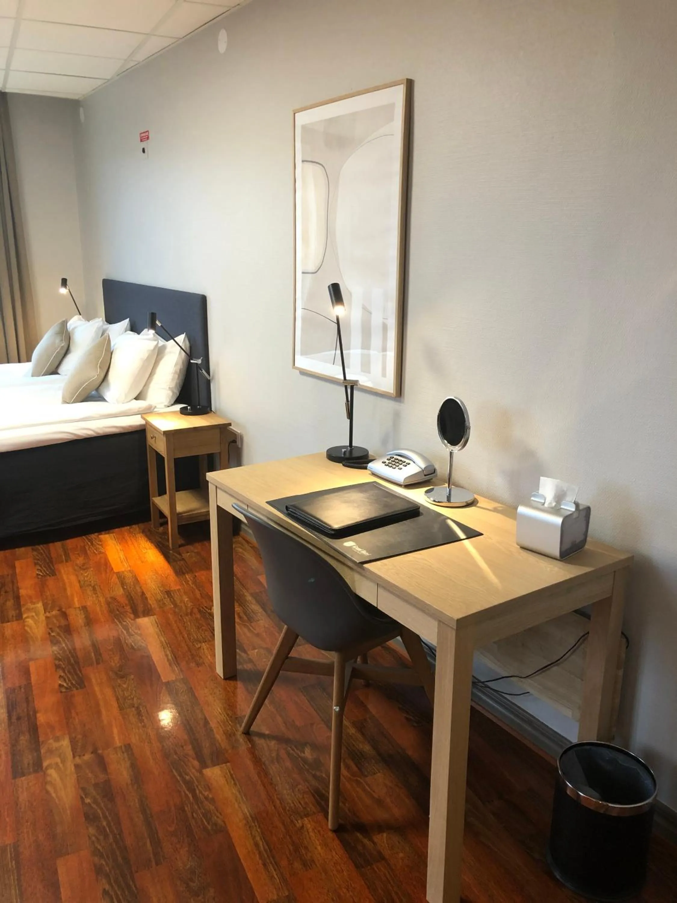 Bed in Grand Hotel Falkenberg