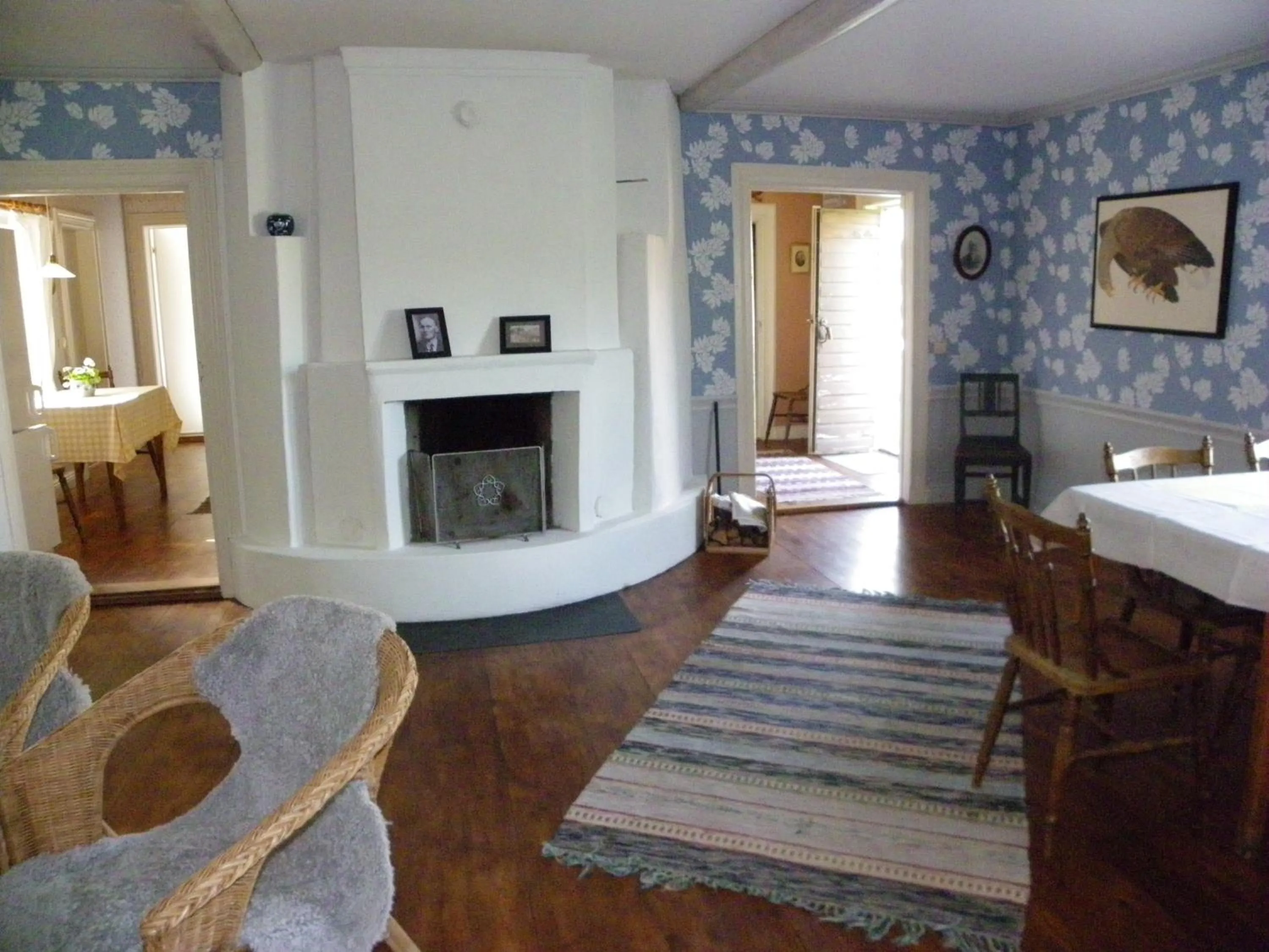 Living room in Wallby Säteri