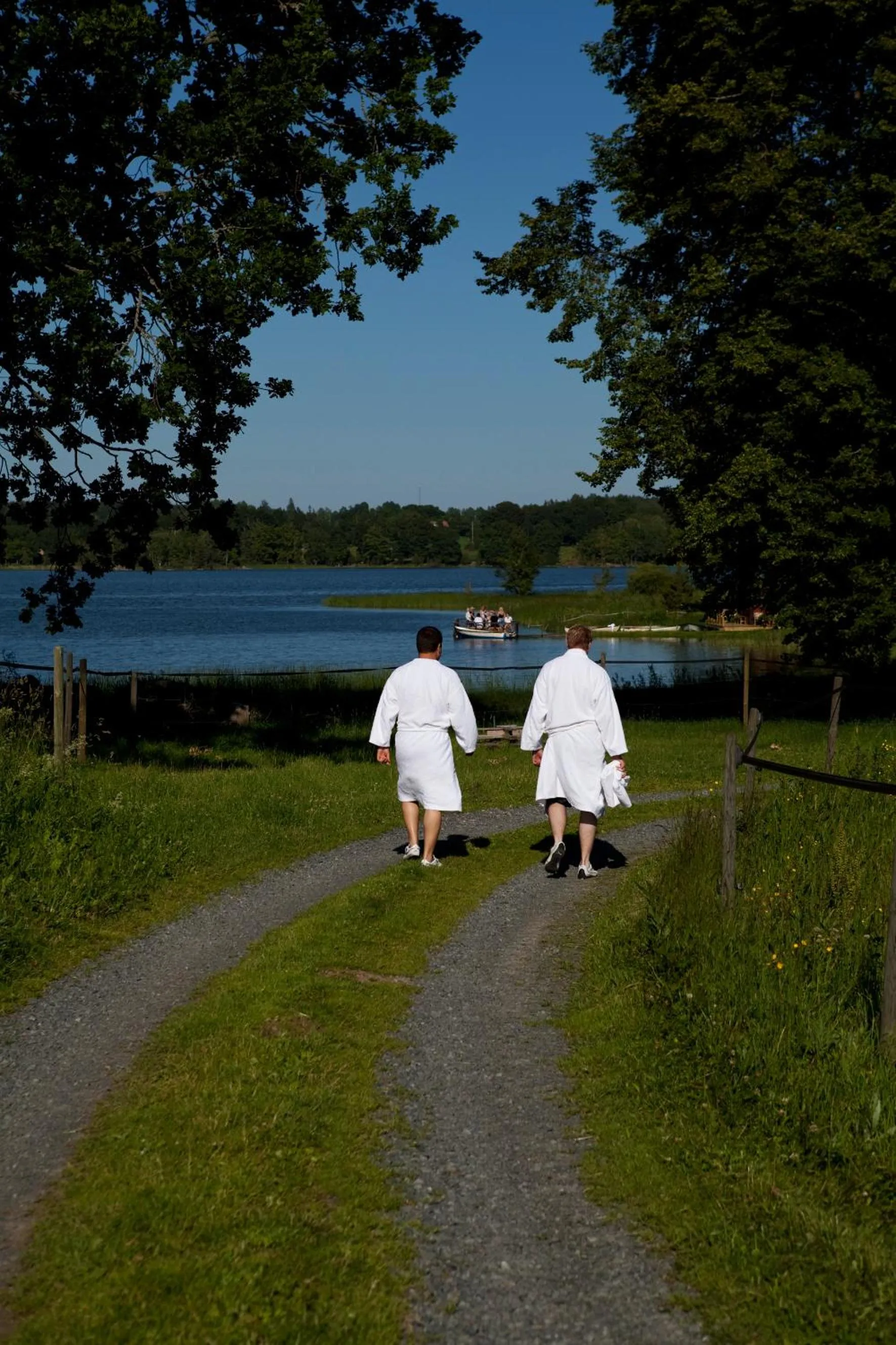 Beach in Wallby Säteri