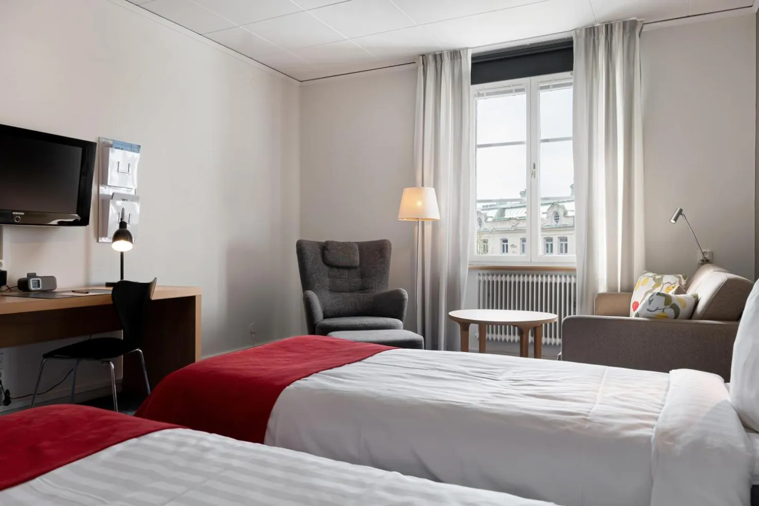 Bed in Hotel Bishops Arms Strängnäs