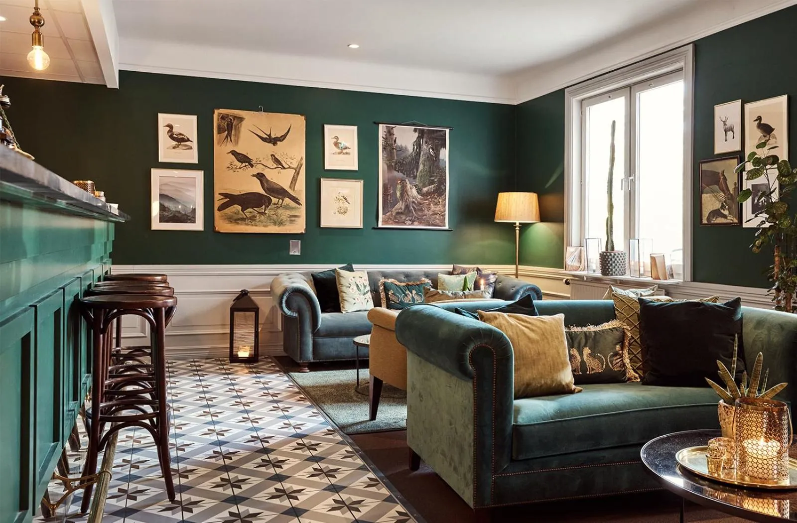 Lobby or reception in Fågelbro Säteri