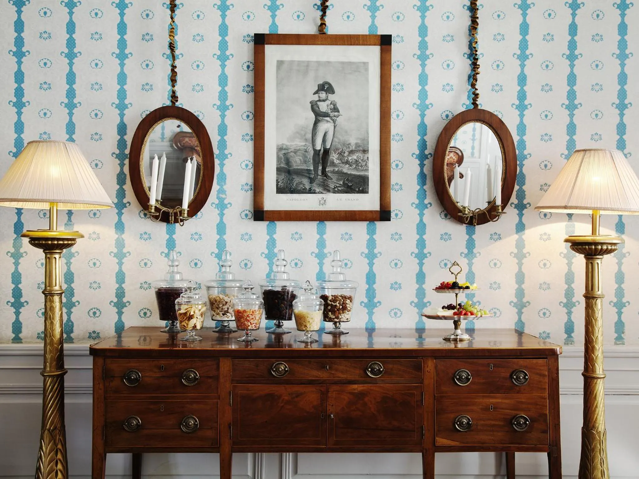 Decorative detail in Krusenberg Herrgård