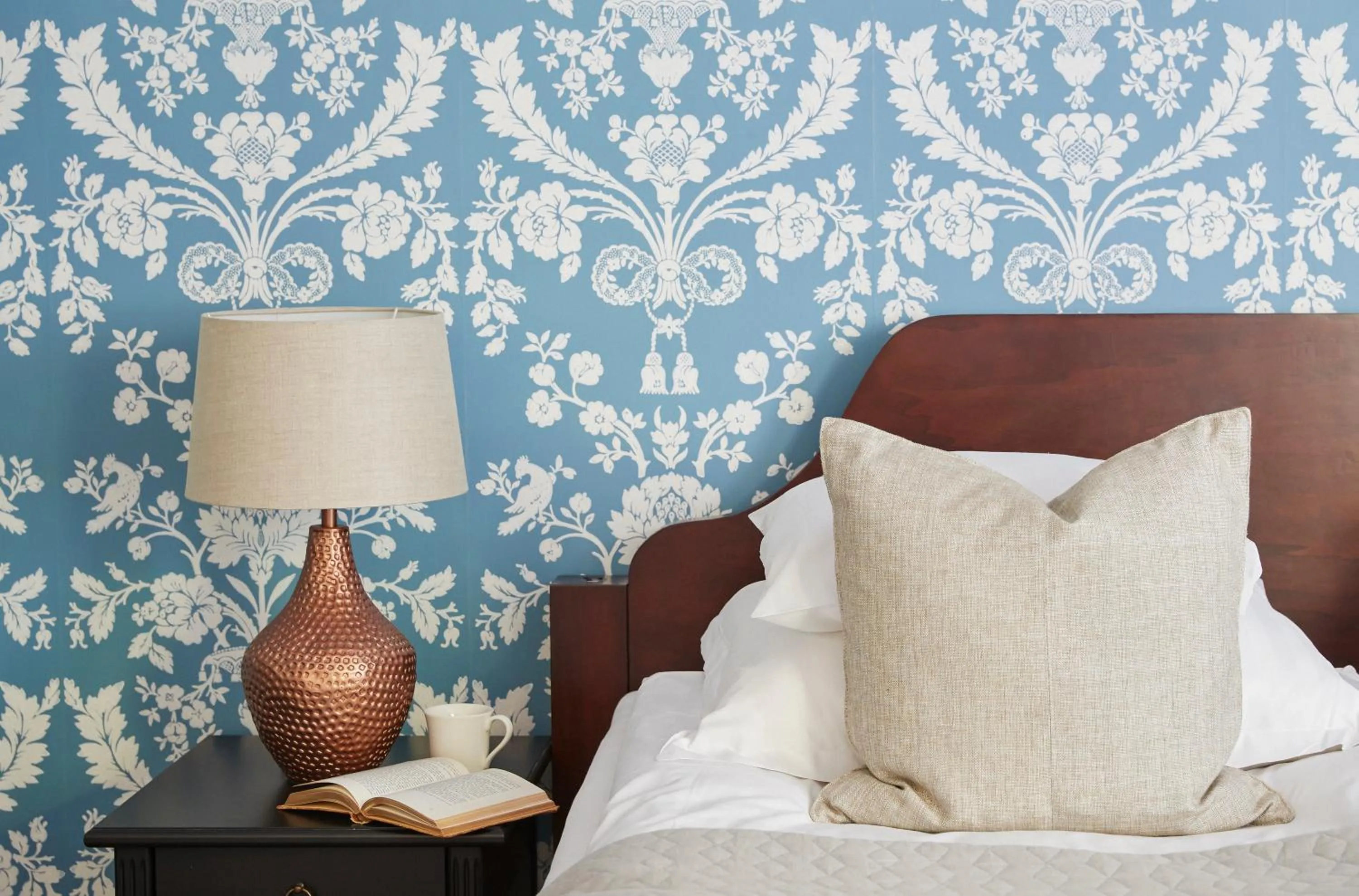 Bed in Smådalarö Gård Hotell & Spa