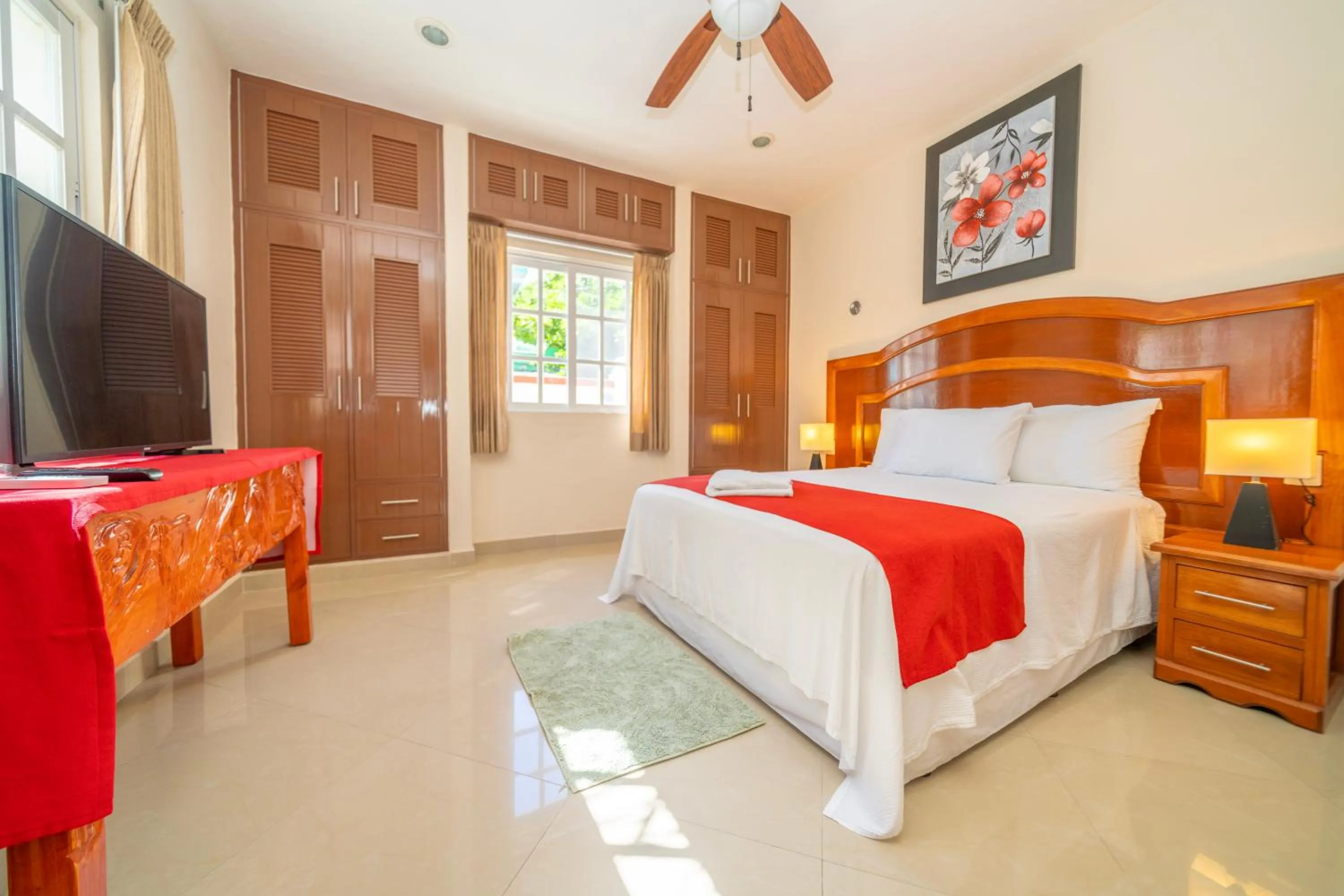 Bed in Villas Keh
